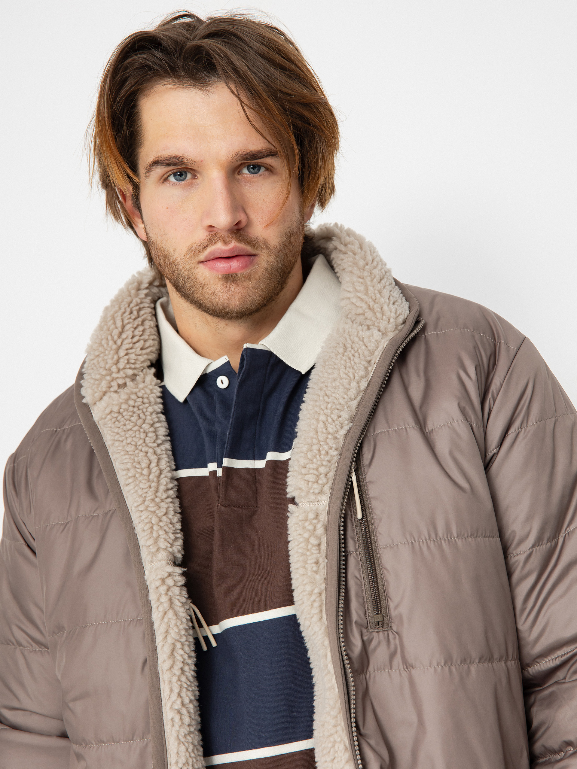 Converse Jacket Reversible Sherpa (classic taupe / truffle)