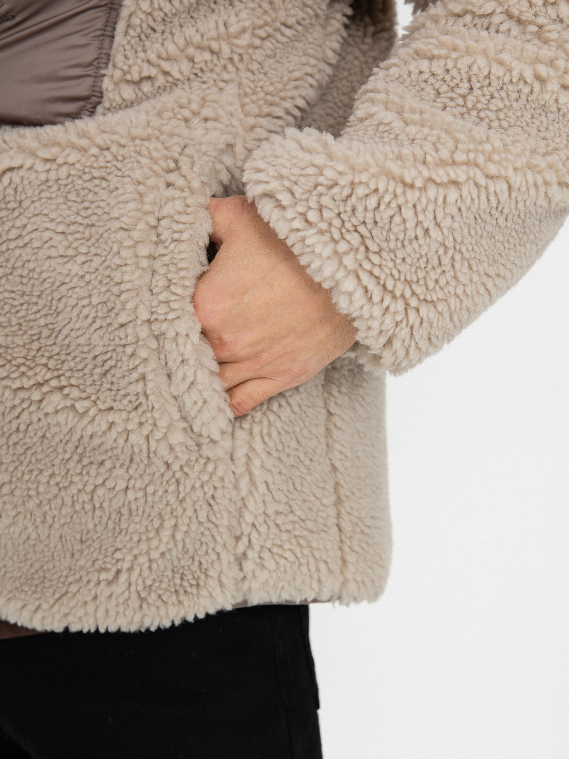 Converse Jacke Reversible Sherpa (classic taupe / truffle)