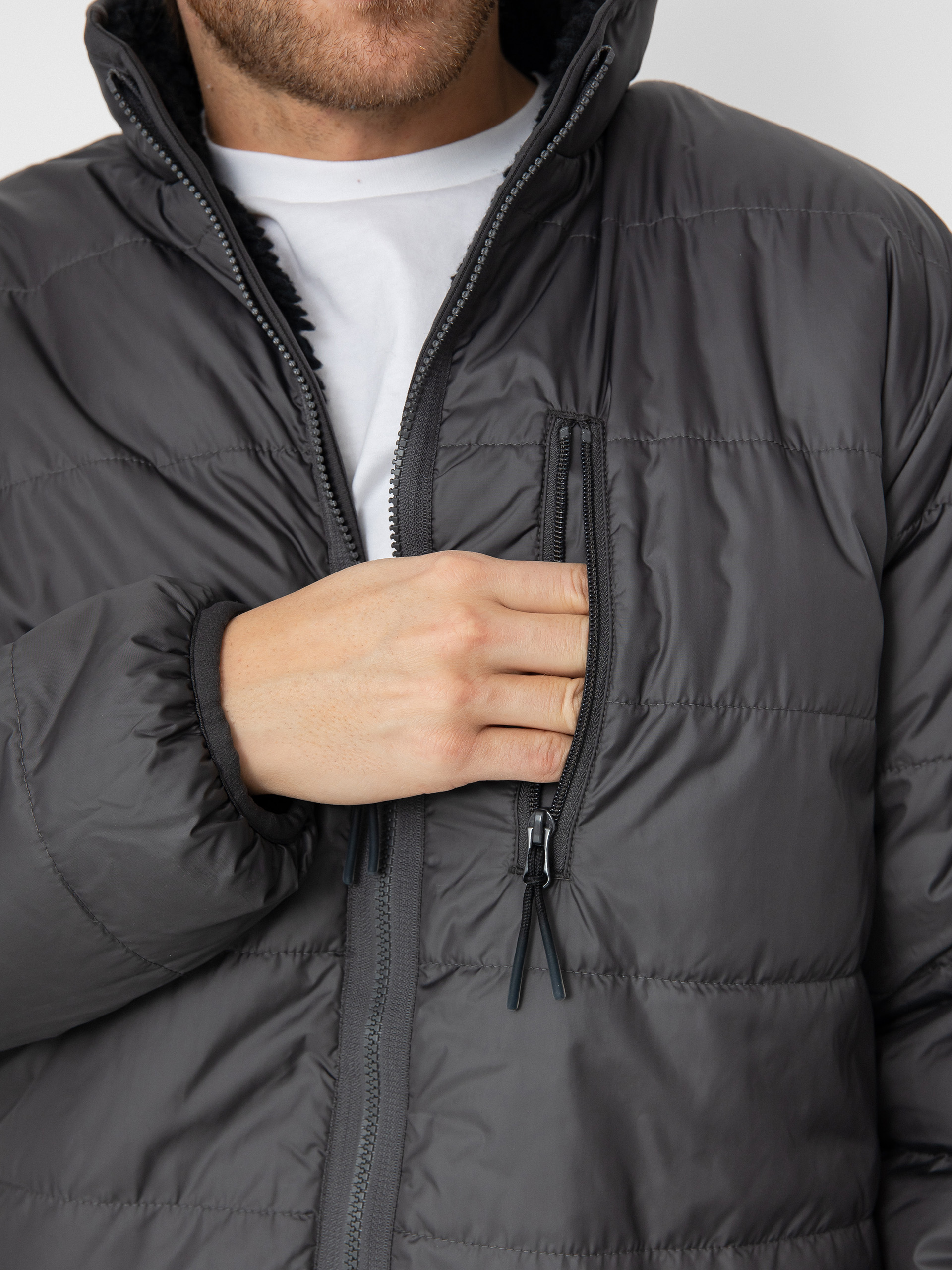 Converse Jacke Reversible Sherpa (converse black / dark matter)