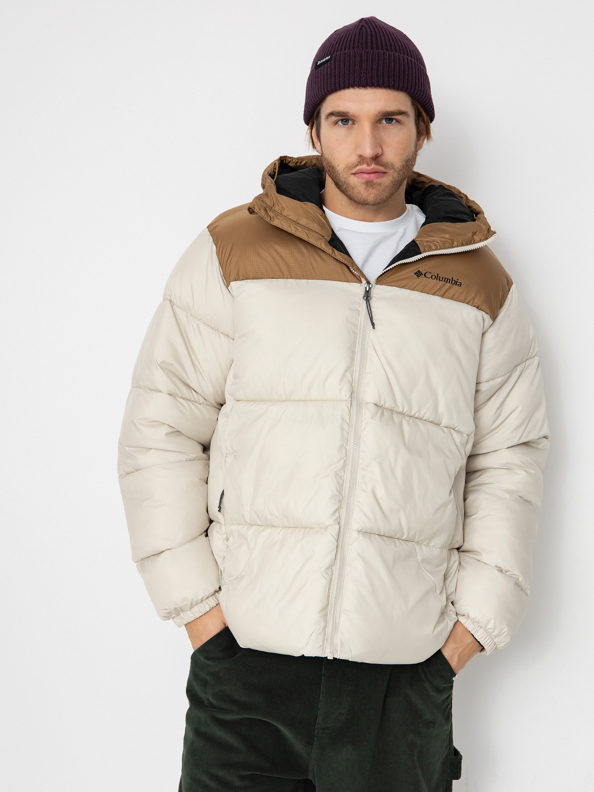 Puffer Jacket Tan Columbia Jacket Columbia Bull Point II Down