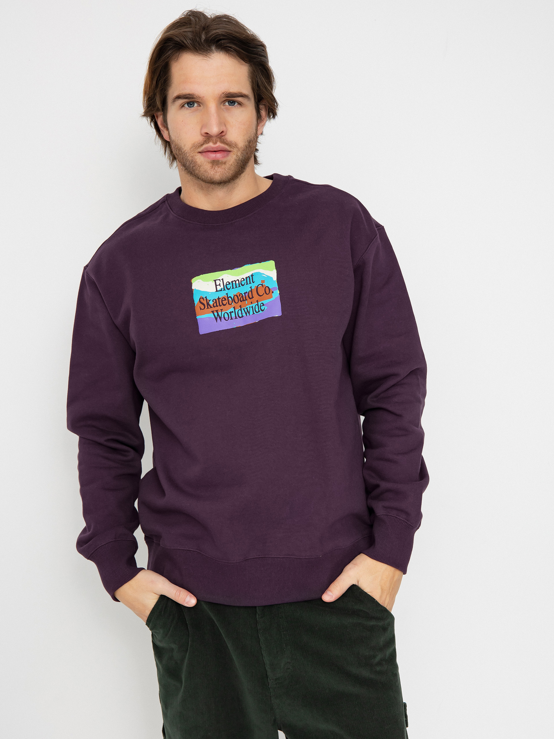 Element Sweatshirt From Here Crew (plum perfect)