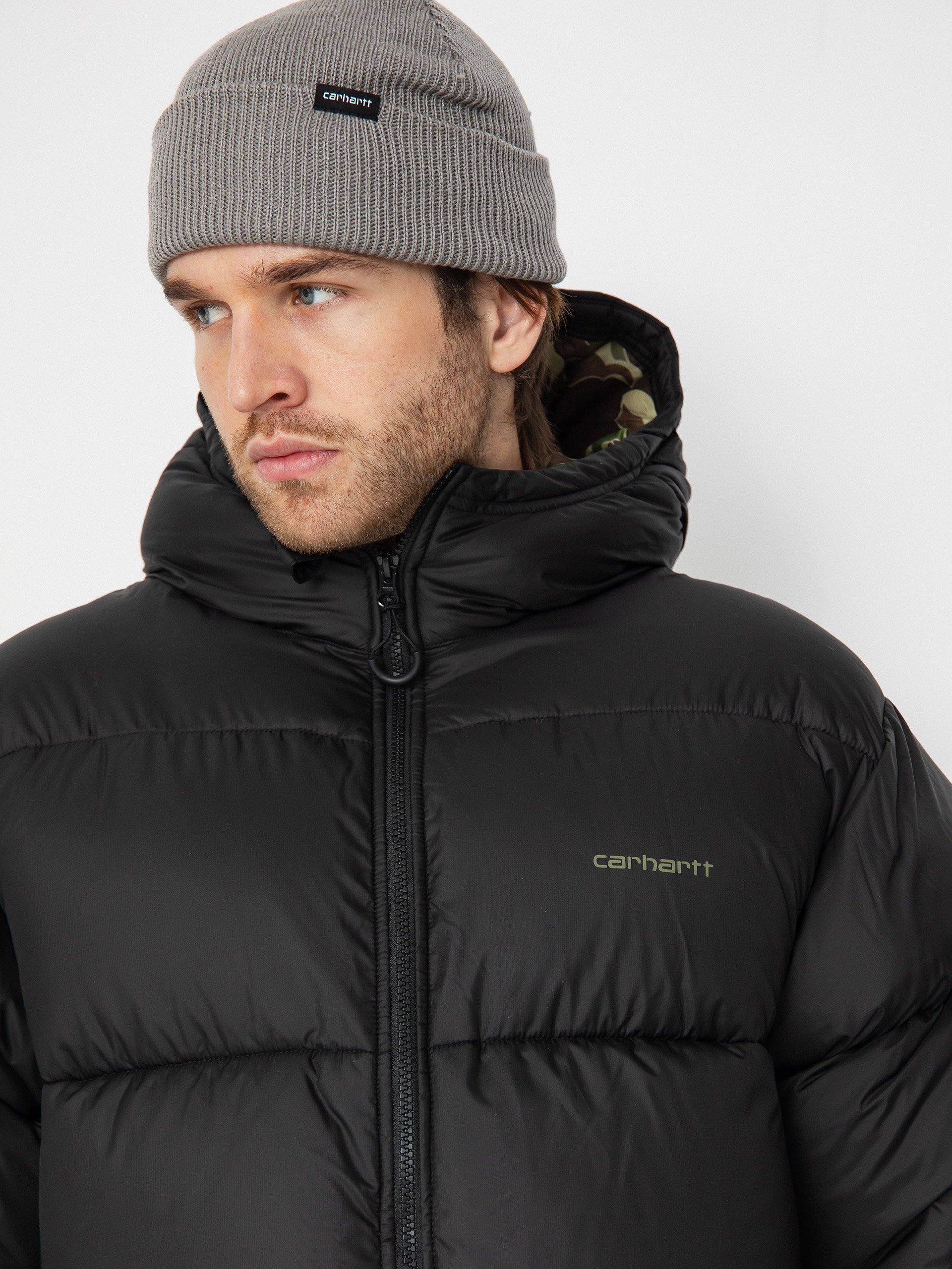 Carhartt WIP Toronto Jacke (black/camo duck/green)