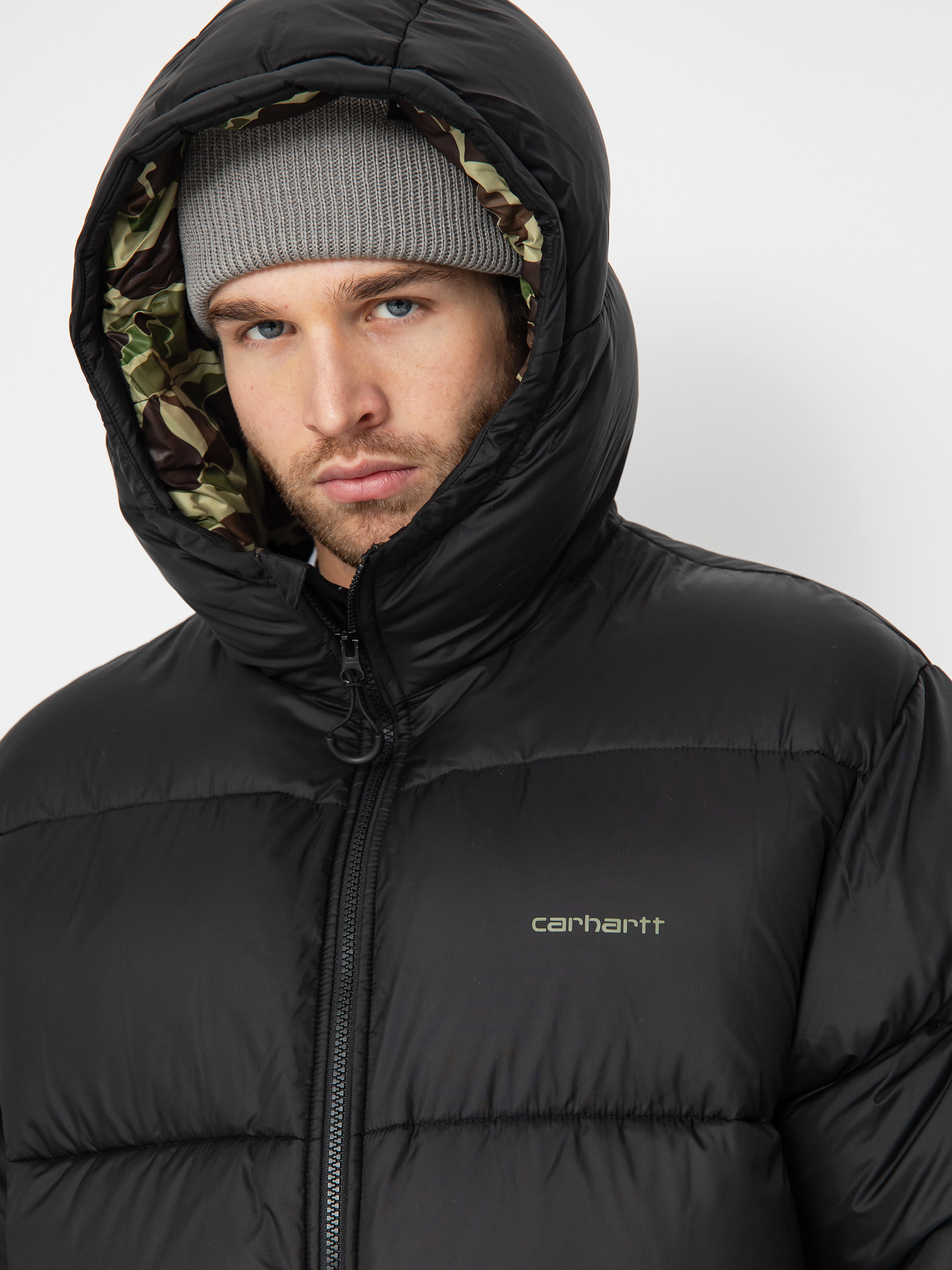 Carhartt WIP Toronto Jacke (black/camo duck/green)