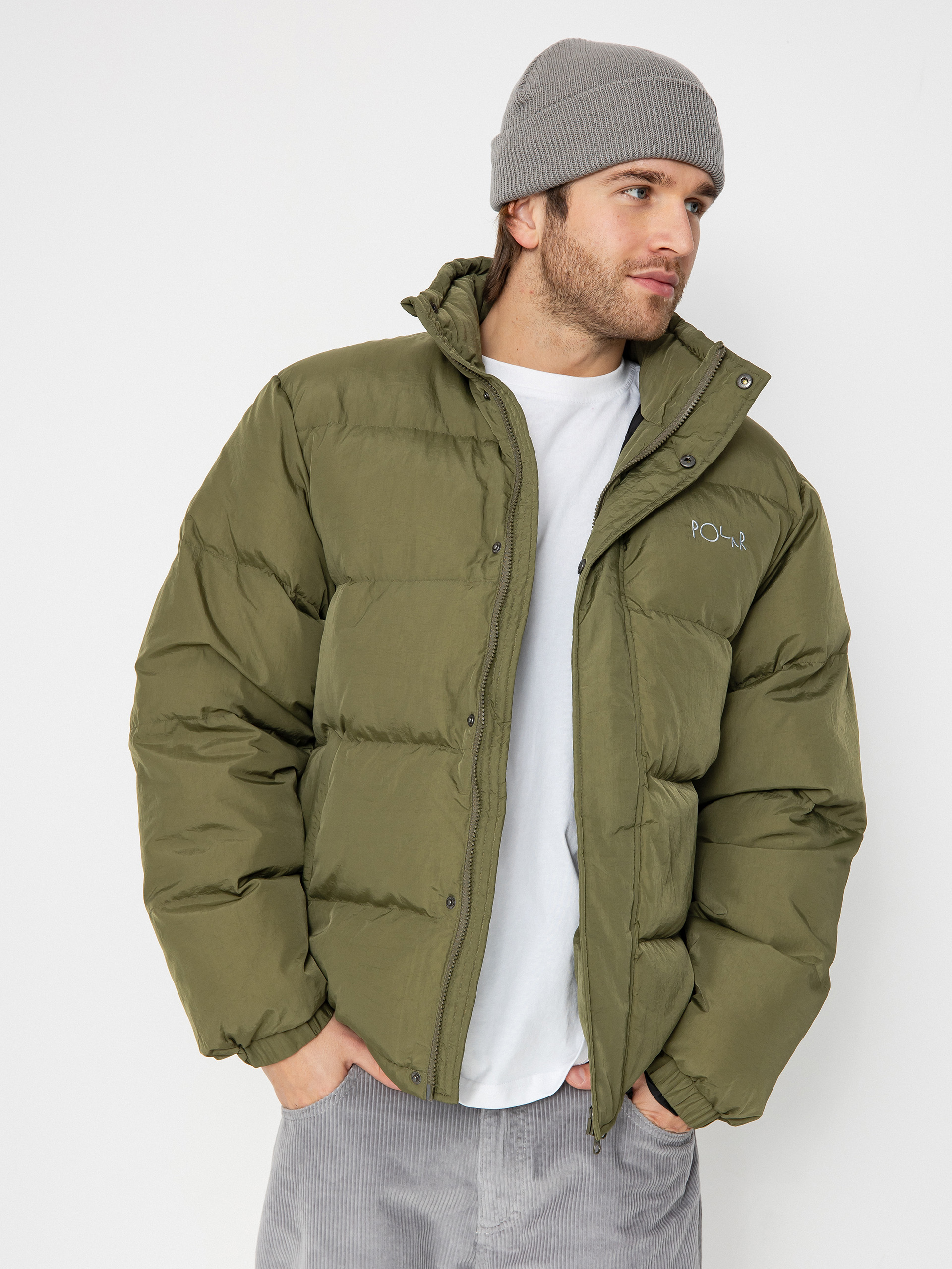 Polar Skate Jacket Basic Puffer green (army green)