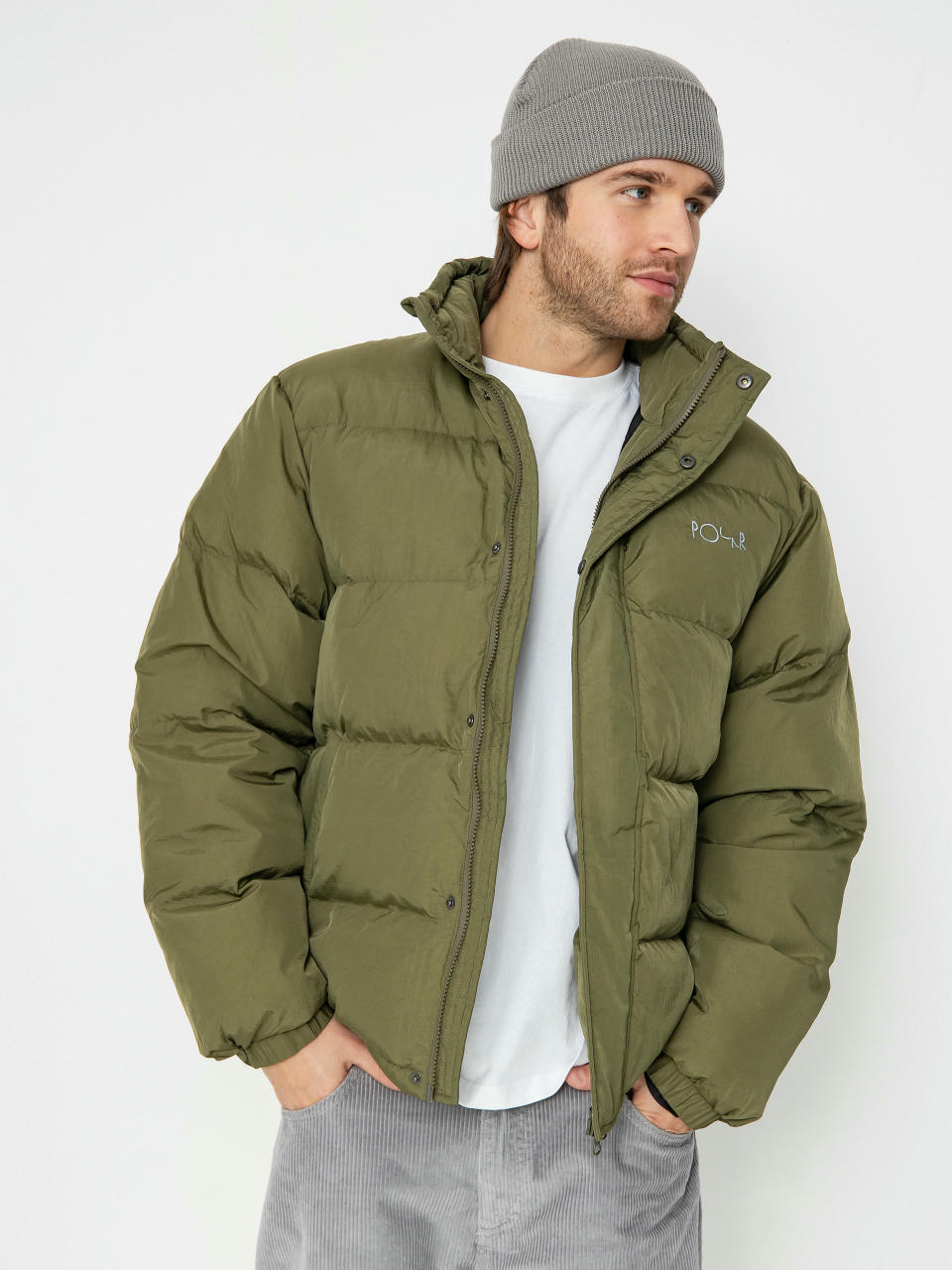 Polar Skate Jacket Basic Puffer (army green)