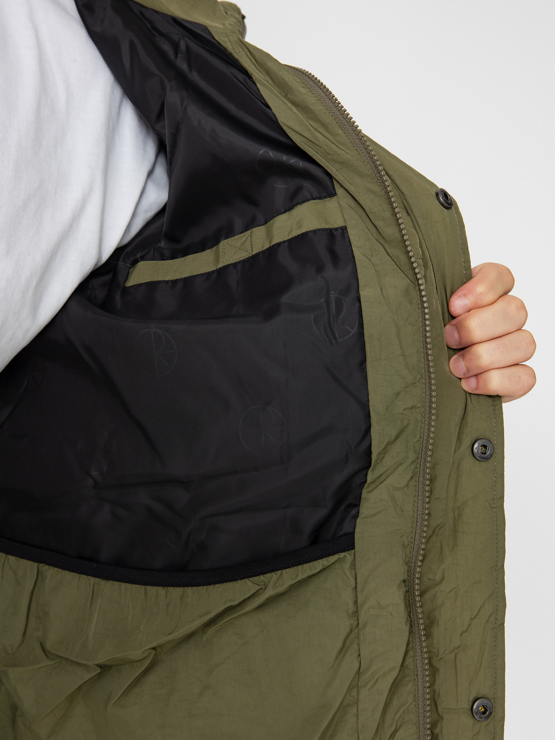 Polar Skate Jacket Basic Puffer (army green)