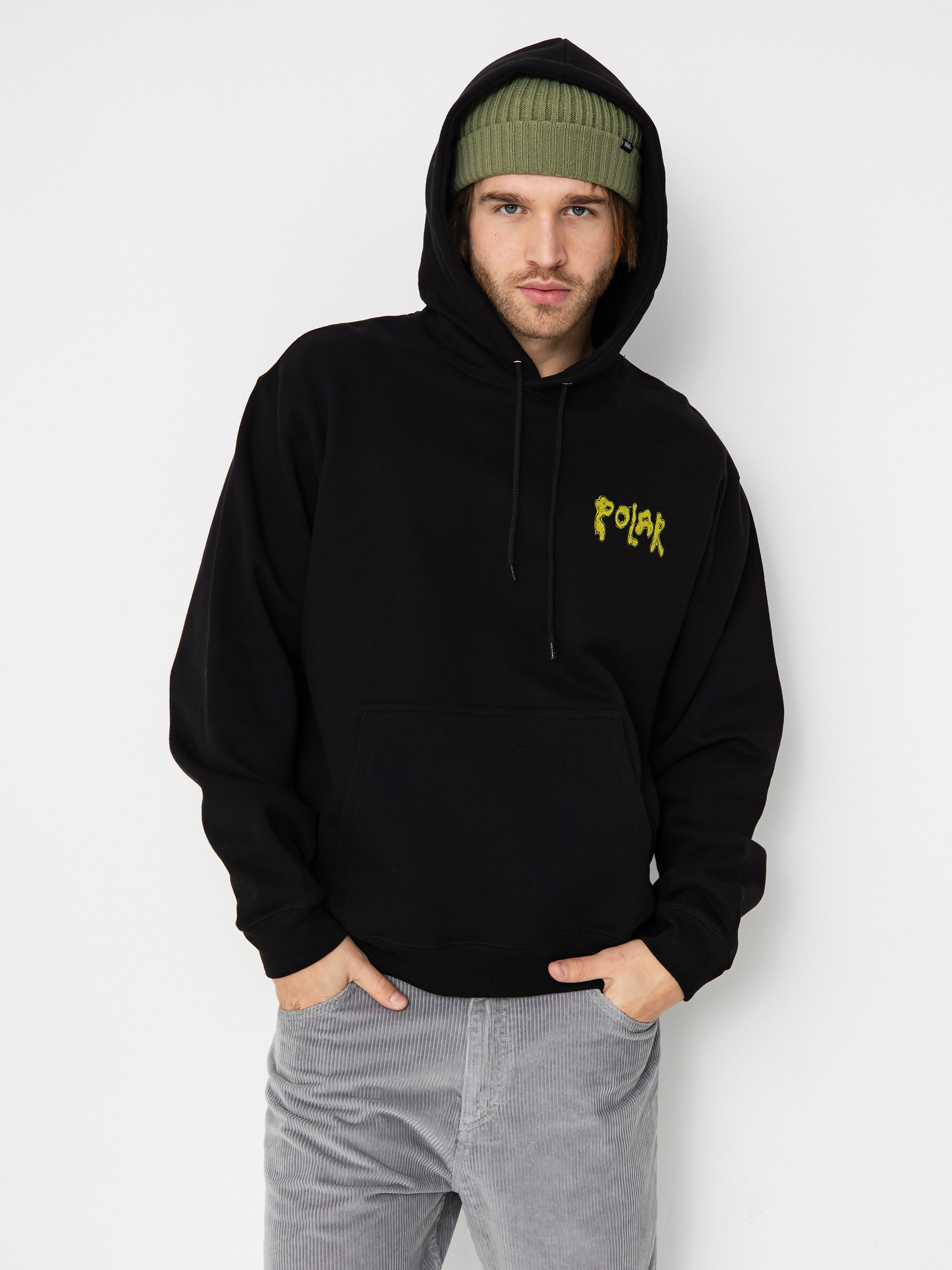 Polar Skate Hoodie Dave Bear HD black black