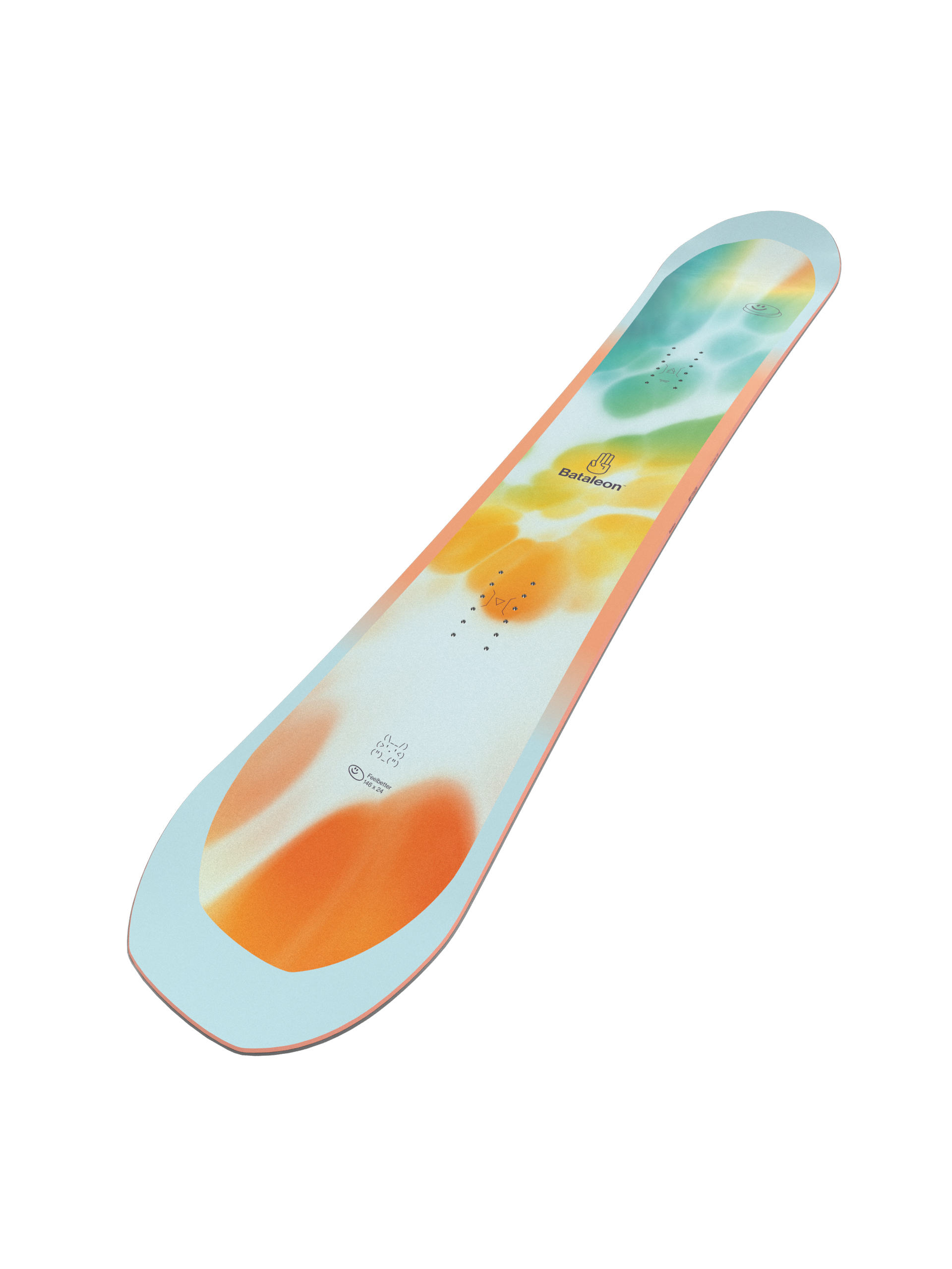 Bataleon Snowboard Feelbetter Wmn - green, orange, multicolor