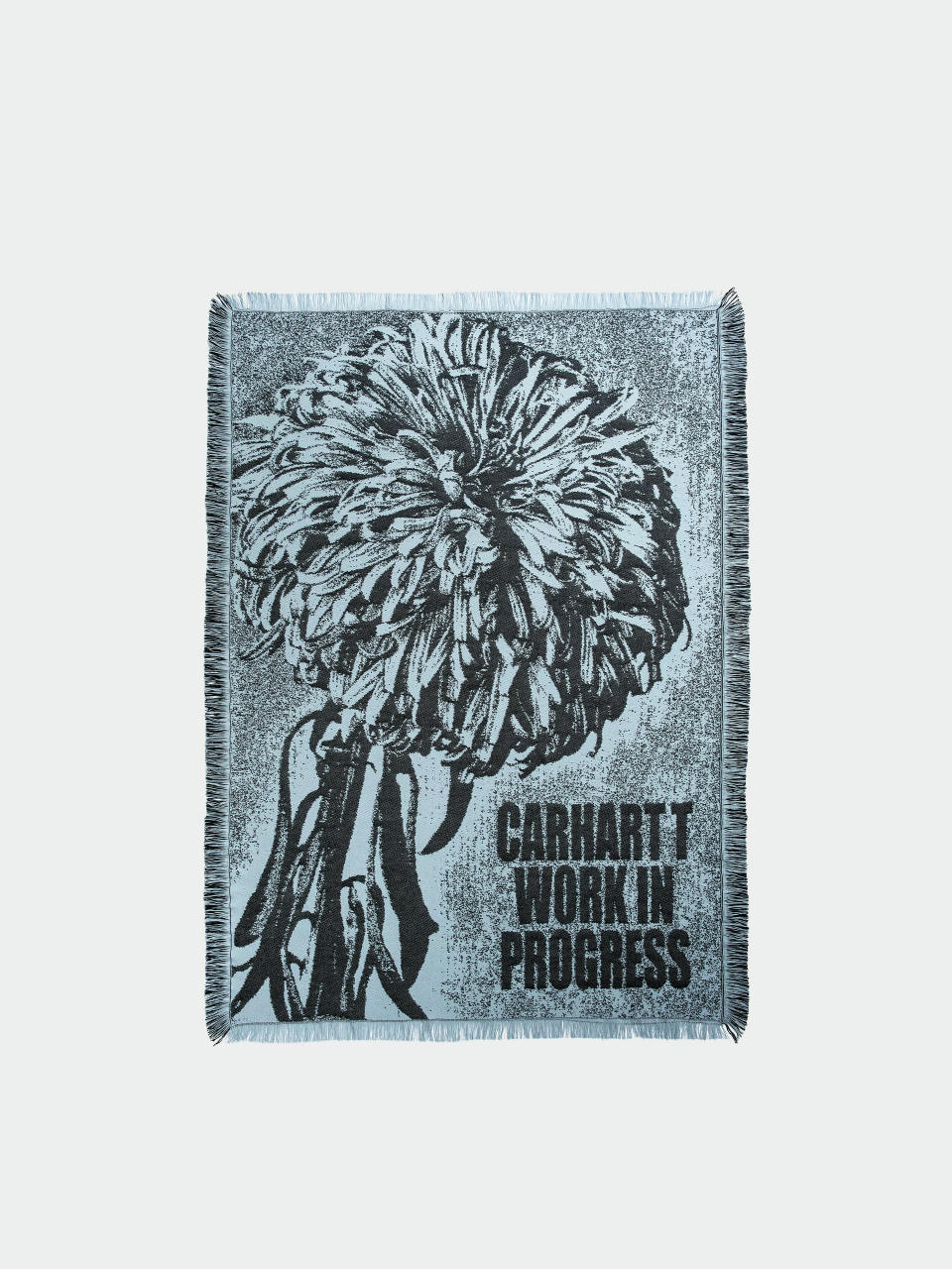 Carhartt WIP Akcesoria Chrysanthemum Woven Blanket (misty sky/black)