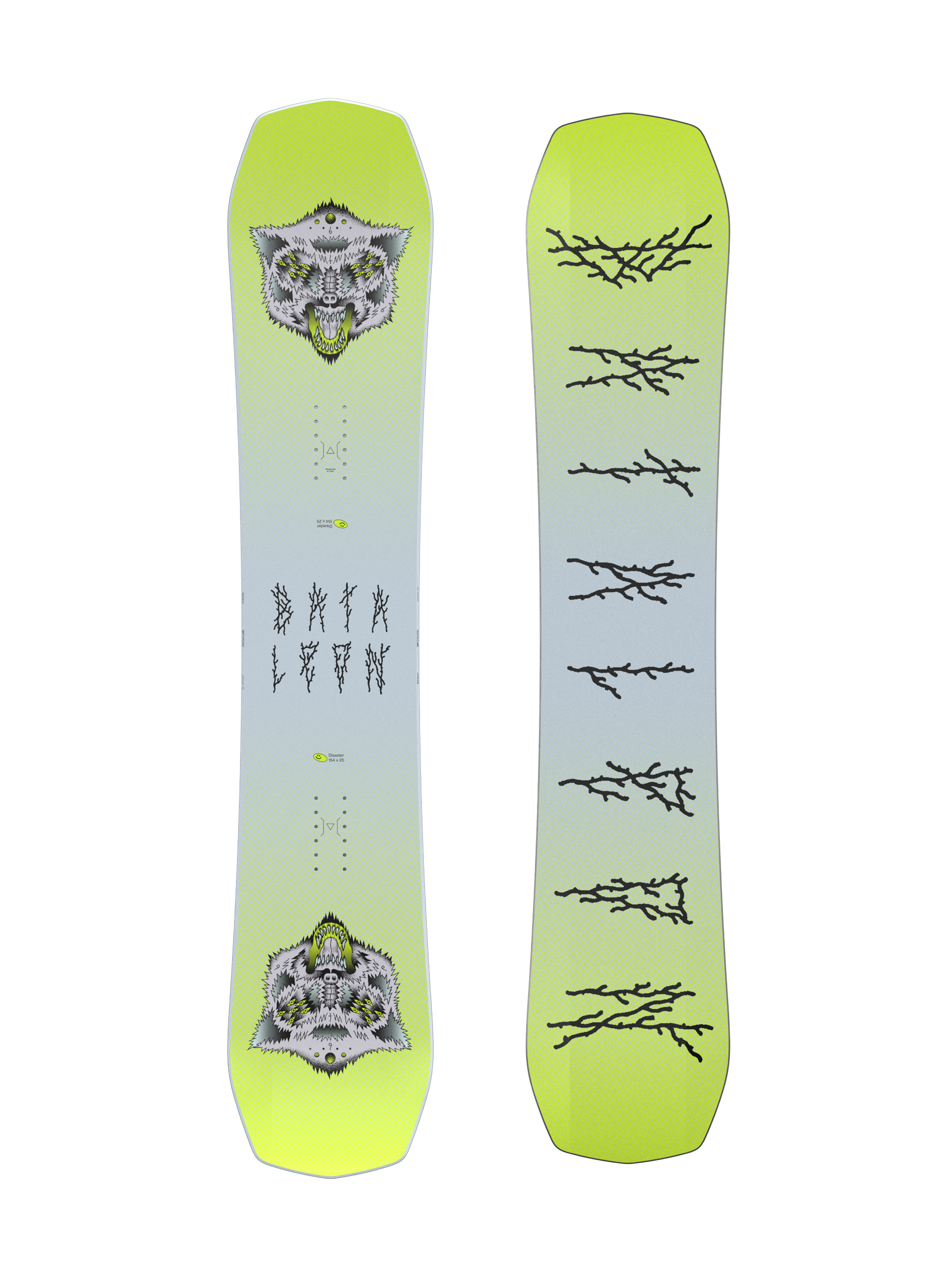 Bataleon Snowboard Disaster - green, multicolor