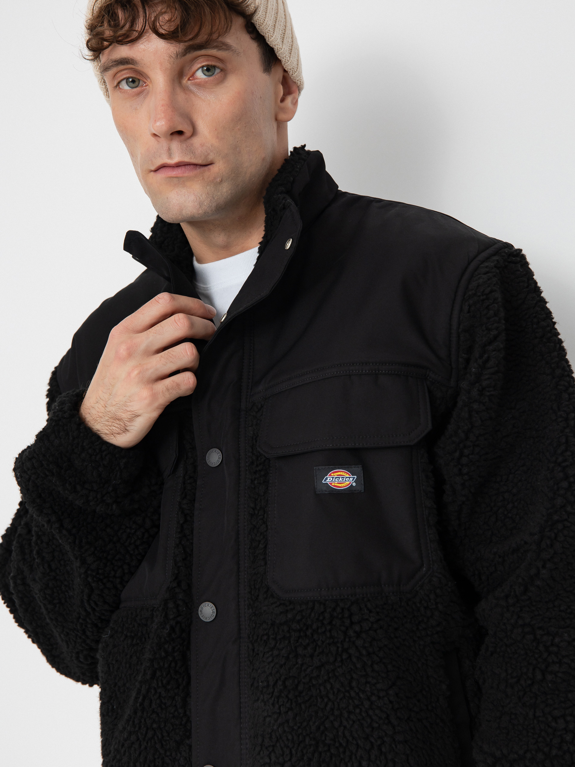 Dickies Fleece Jacke Pinesdale - Schwarz (black)