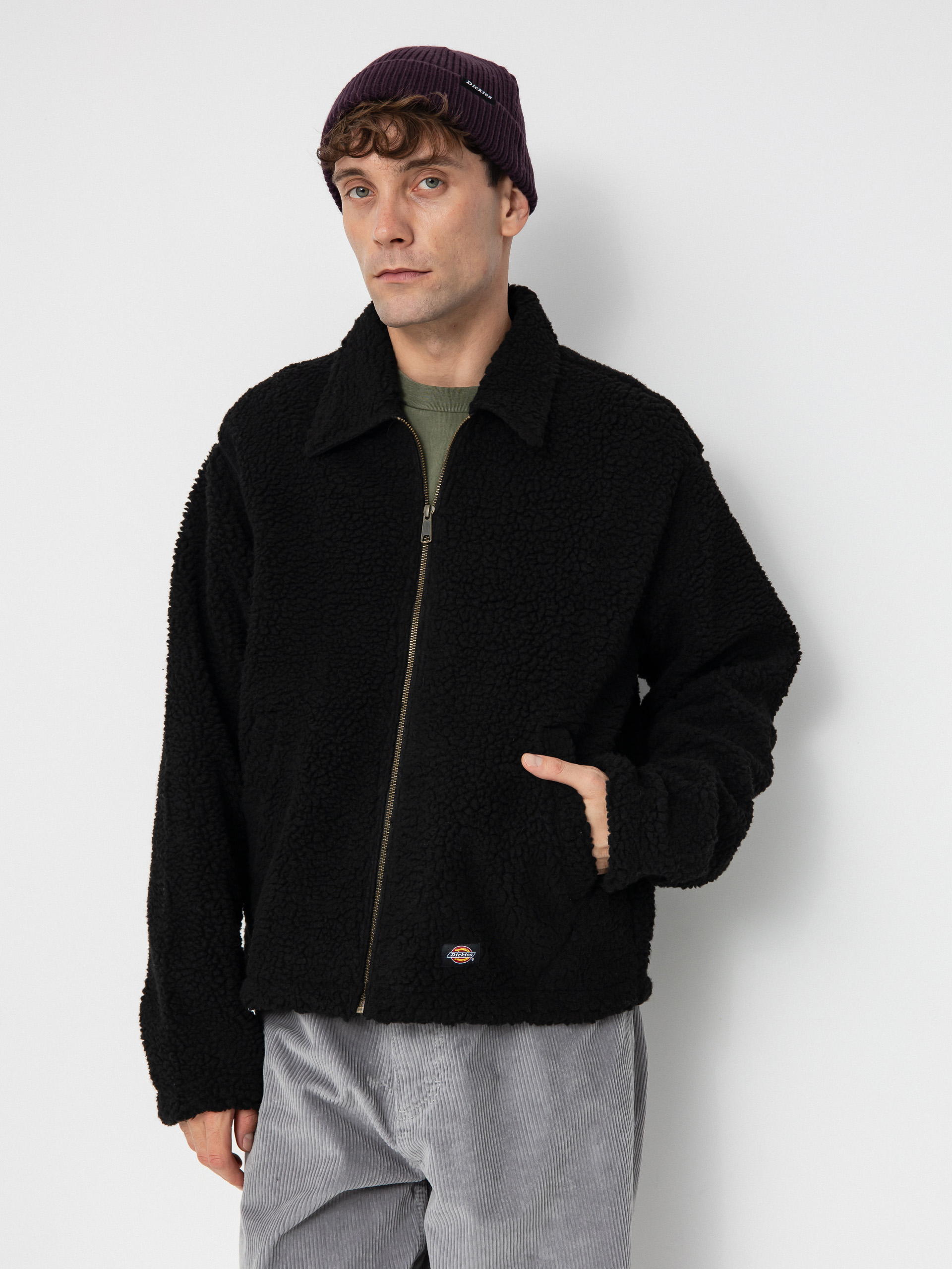 Dickies Jacket Eisenhower High Pile - black (black)
