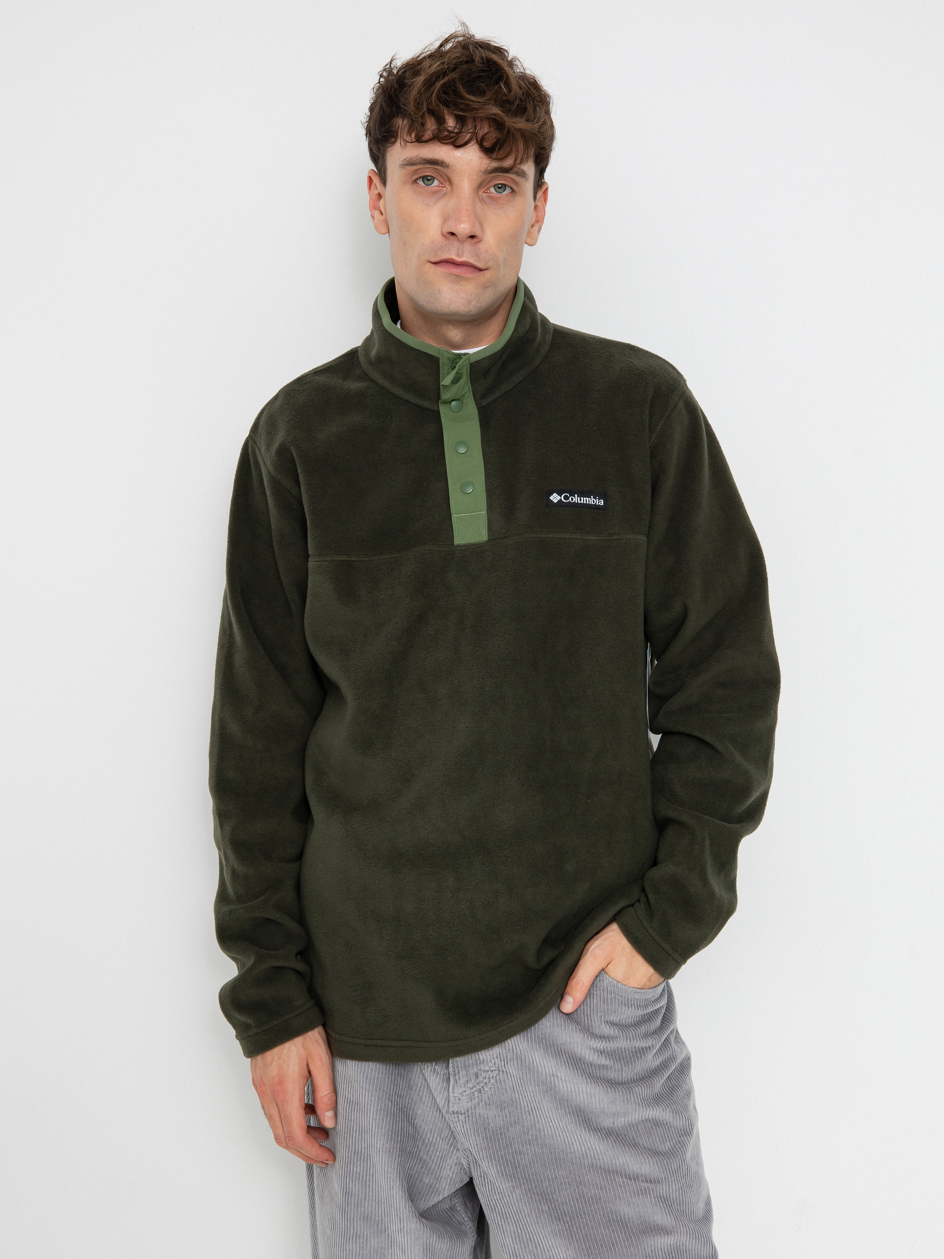 Columbia Fleece Steens Mountain Half Snap II - green (greenscape can)