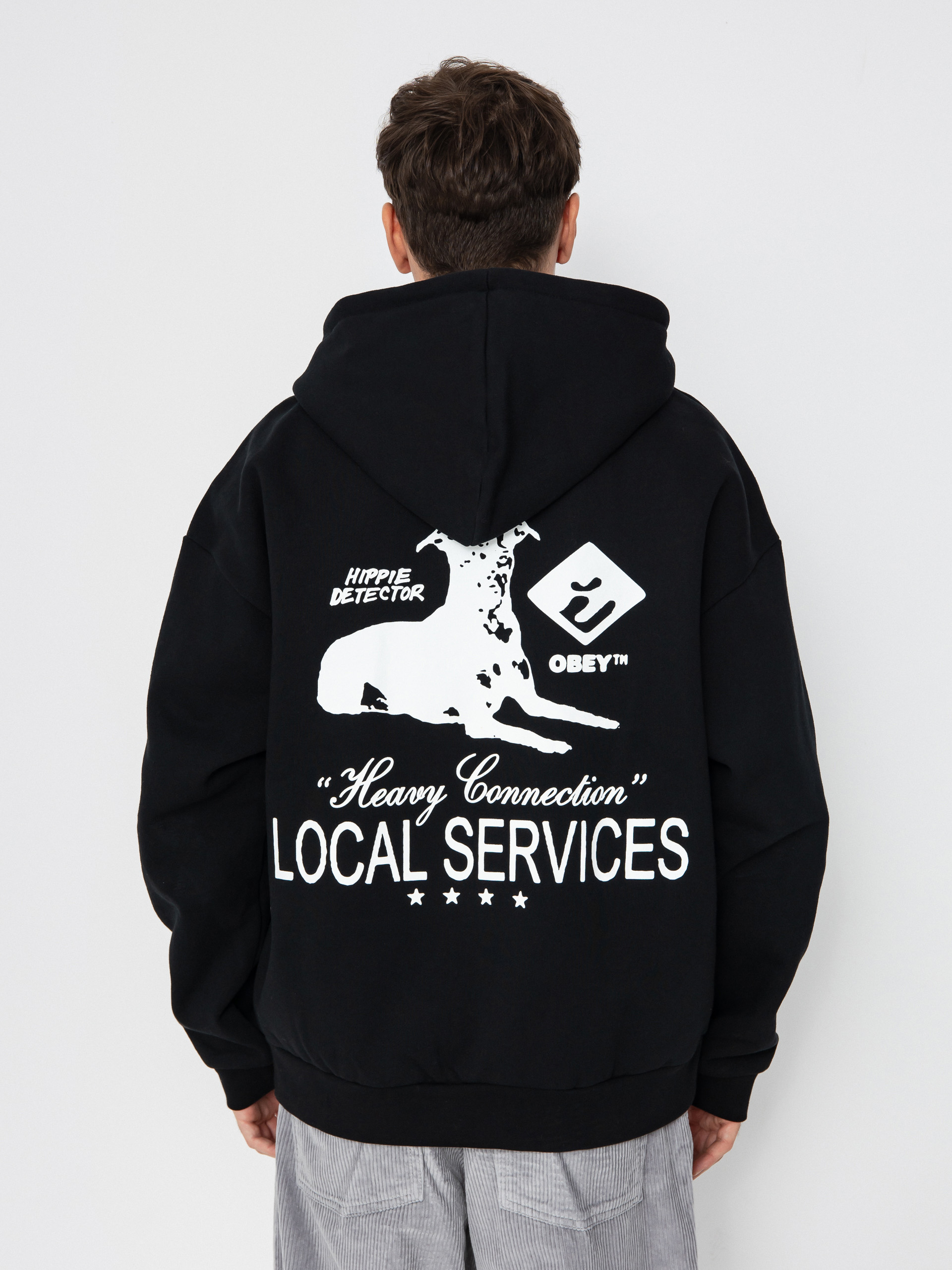 OBEY Hoodie Services Extra Heavy HD (black)