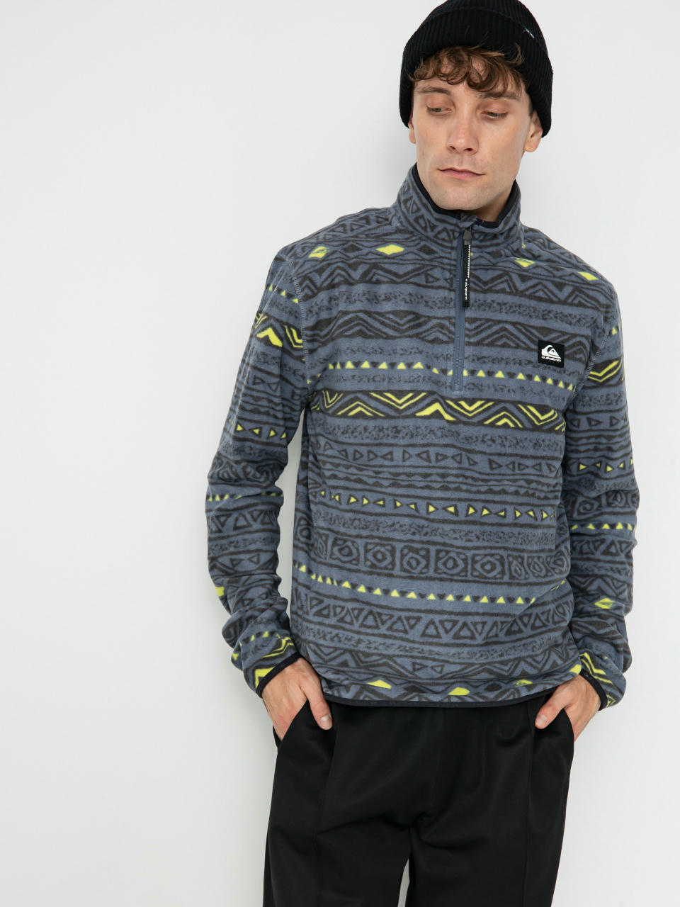 Mens Quiksilver Fleece  Aker (tribal heritage fs)