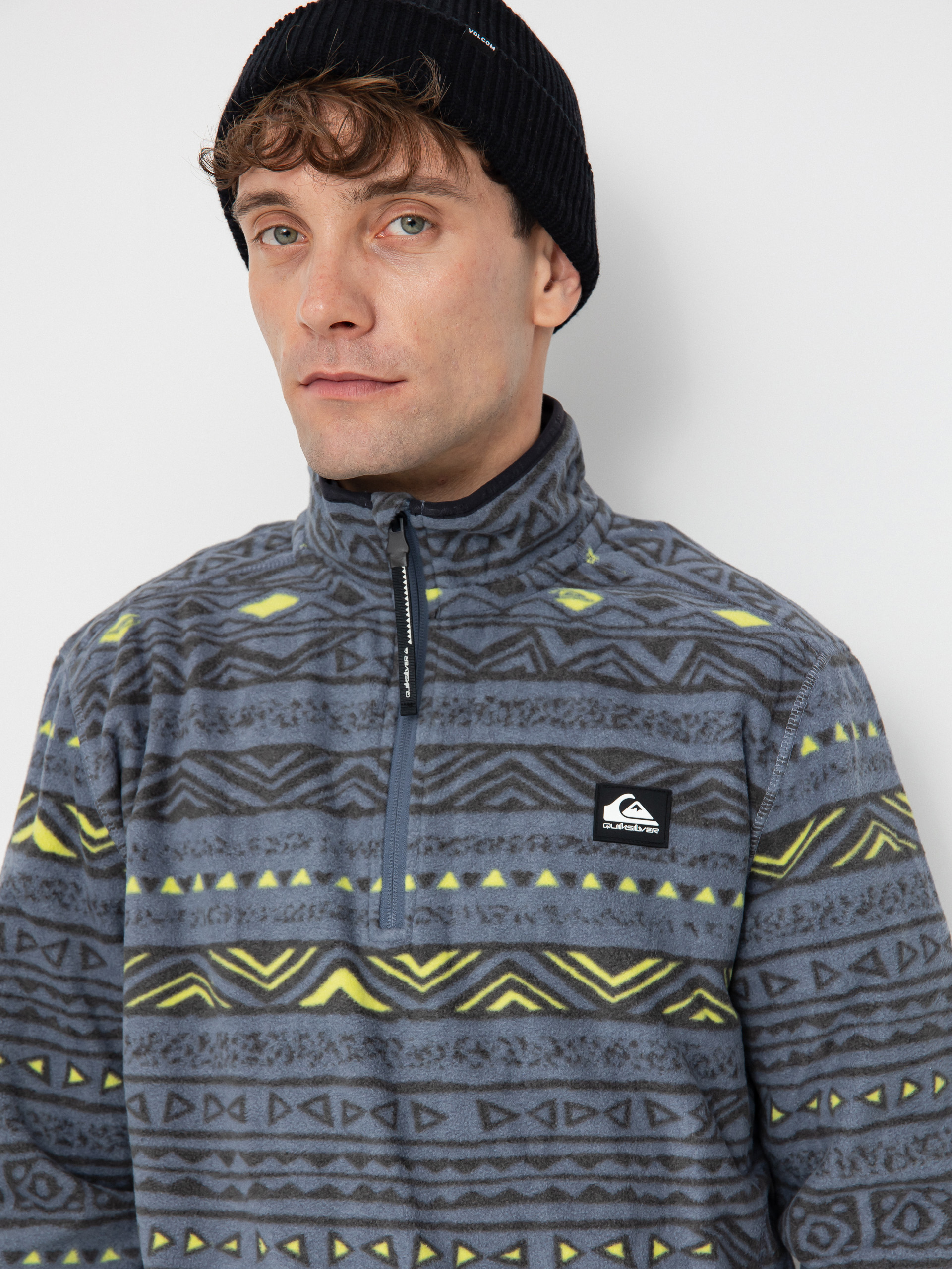 Herren Quiksilver Fleece Jacke Aker (tribal heritage fs)