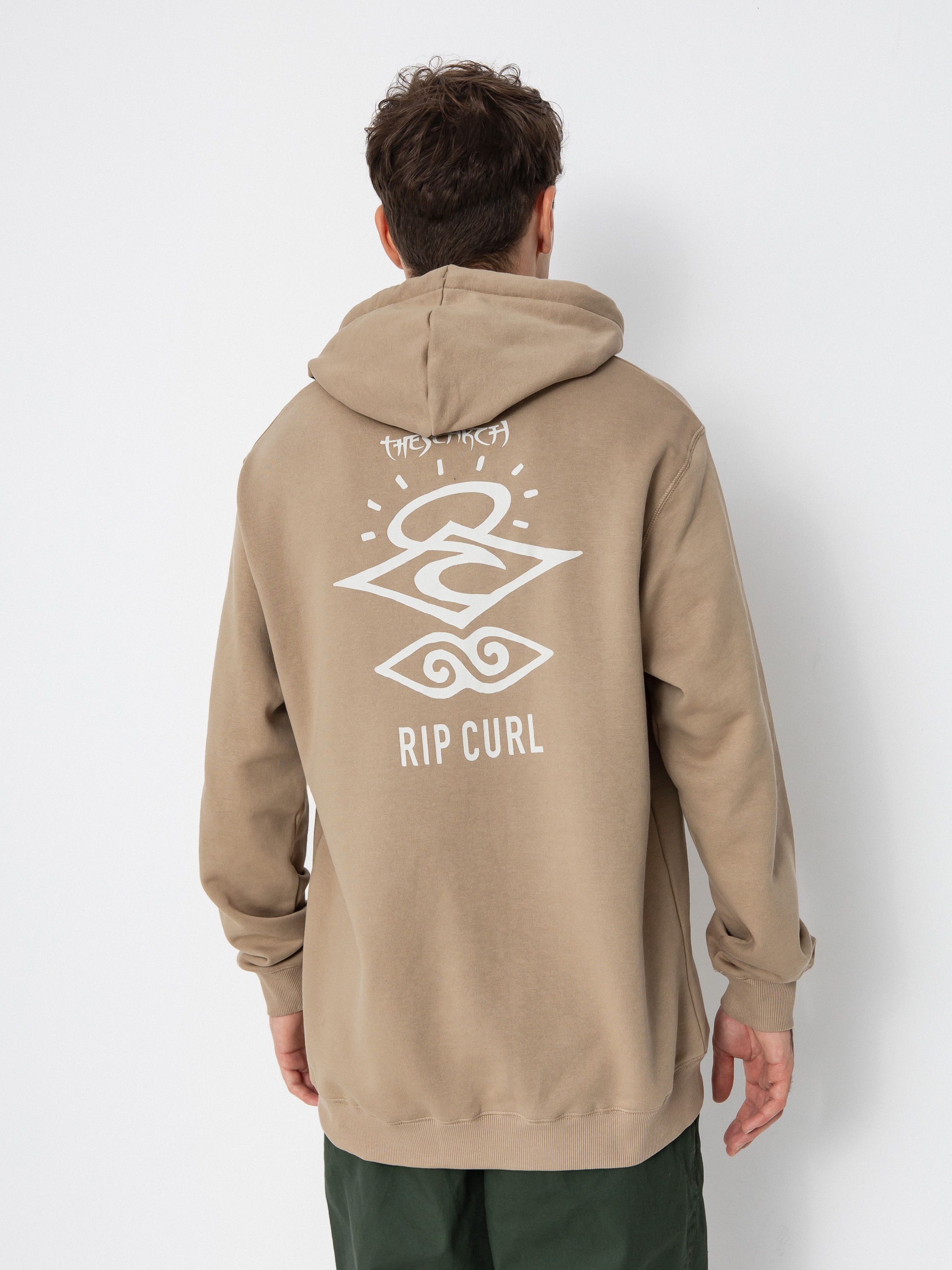 Rip Curl Hoodie Search Icon HD (sand dune)