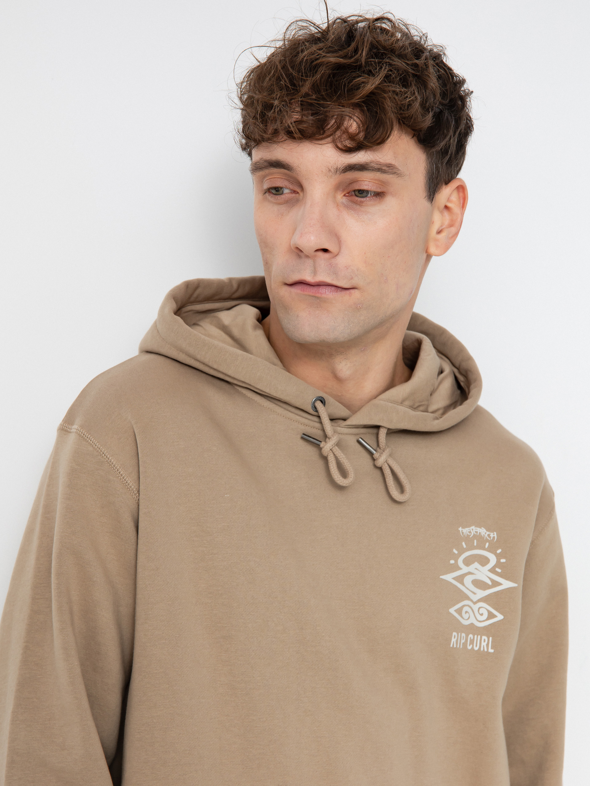 Rip Curl Hoodie Search Icon HD (sand dune)