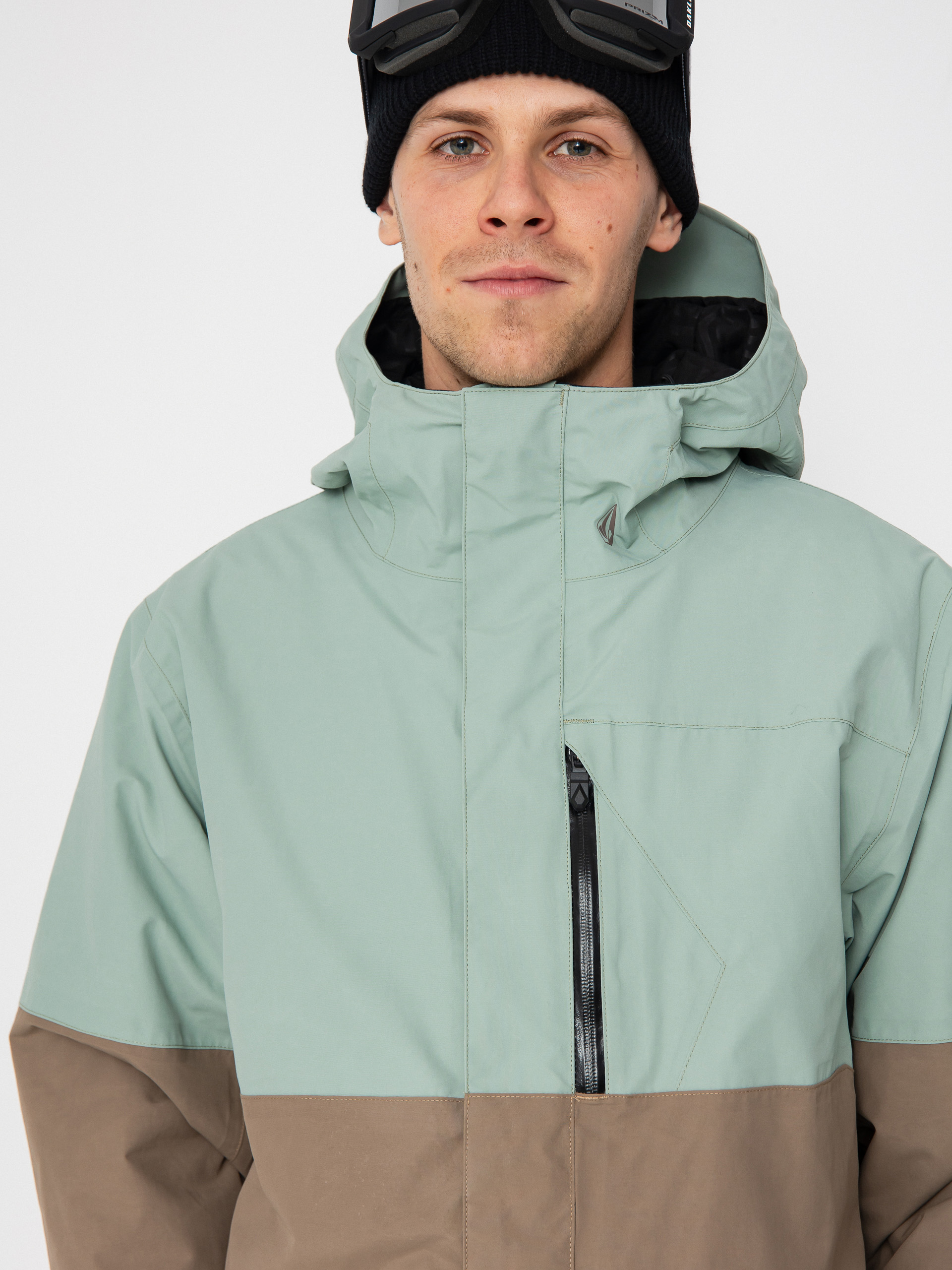 Herren Volcom Snowboard Jacke L Ins Gore Tex (agave)