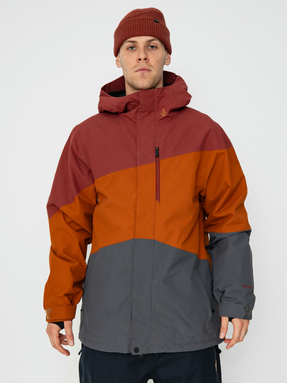 Mens Volcom Snowboard jacket Primry Ins (caramel)