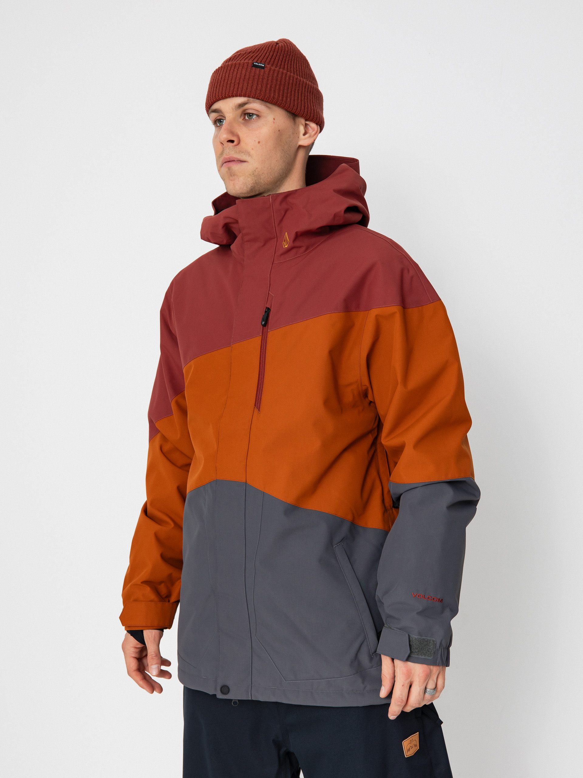 Herren Volcom Snowboard Jacke Primry Ins (caramel)