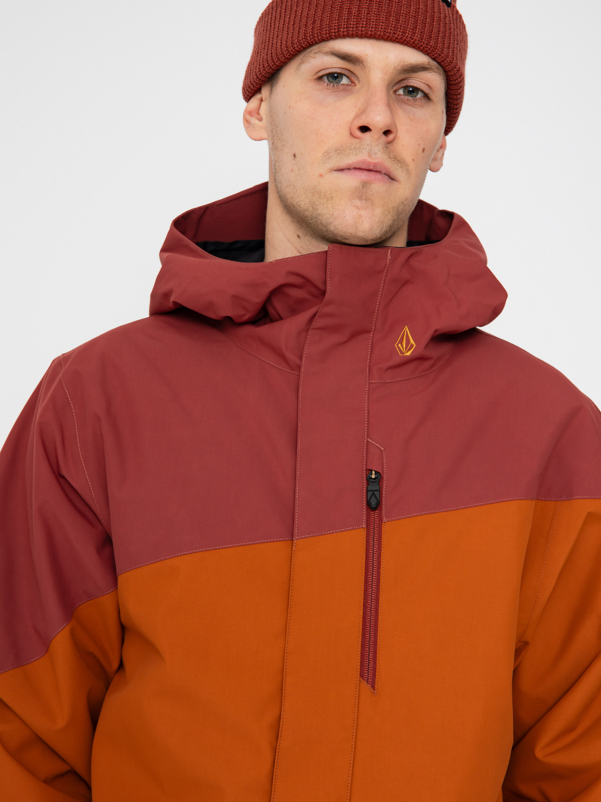 Herren Volcom Snowboard Jacke Primry Ins (caramel)