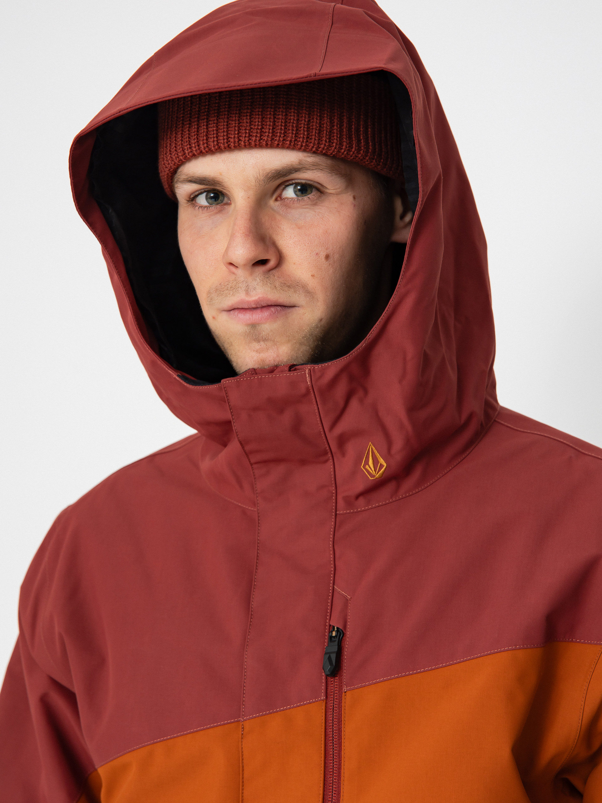 Herren Volcom Snowboard Jacke Primry Ins (caramel)