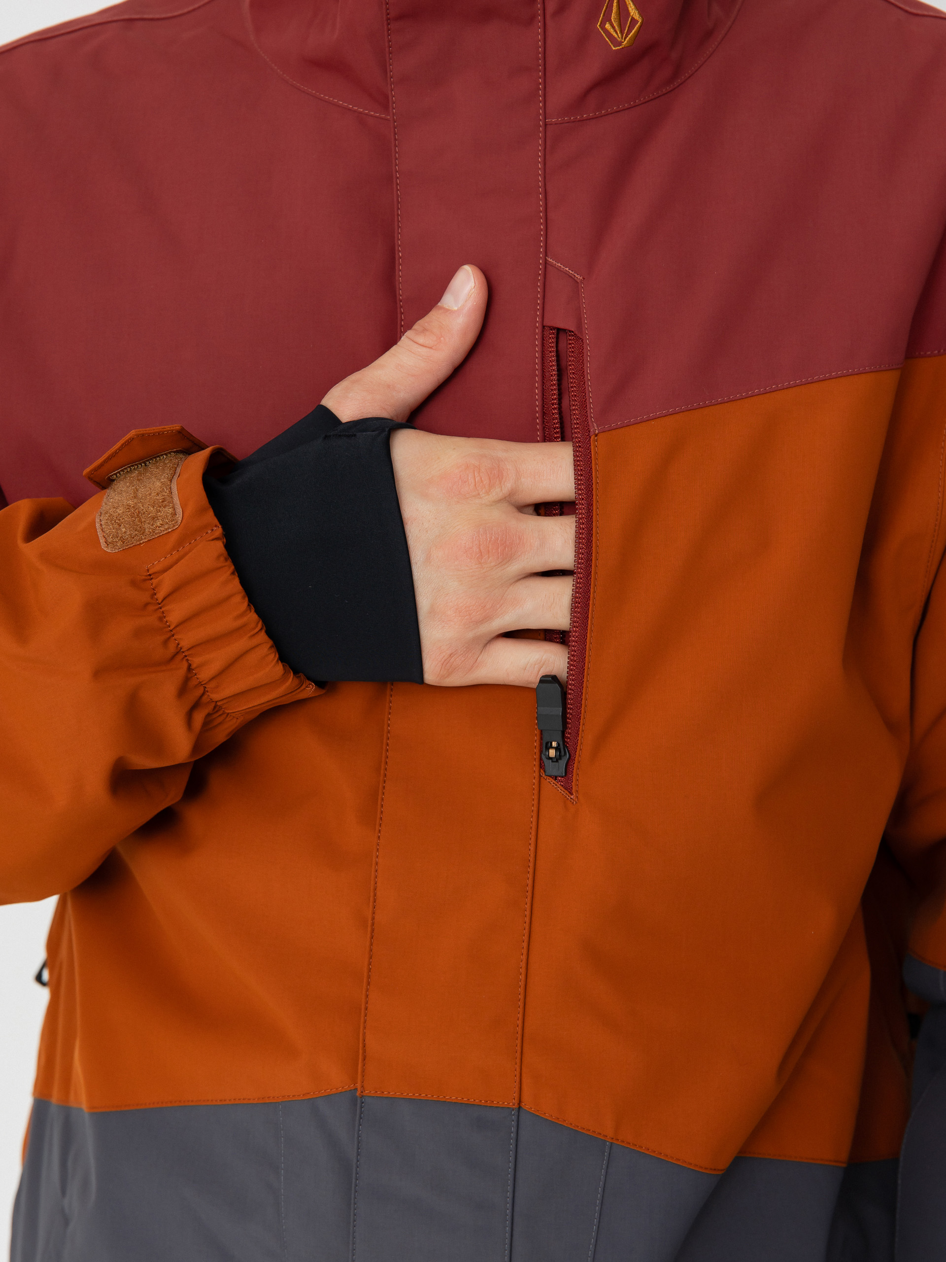 Mens Volcom Snowboard jacket Primry Ins (caramel)