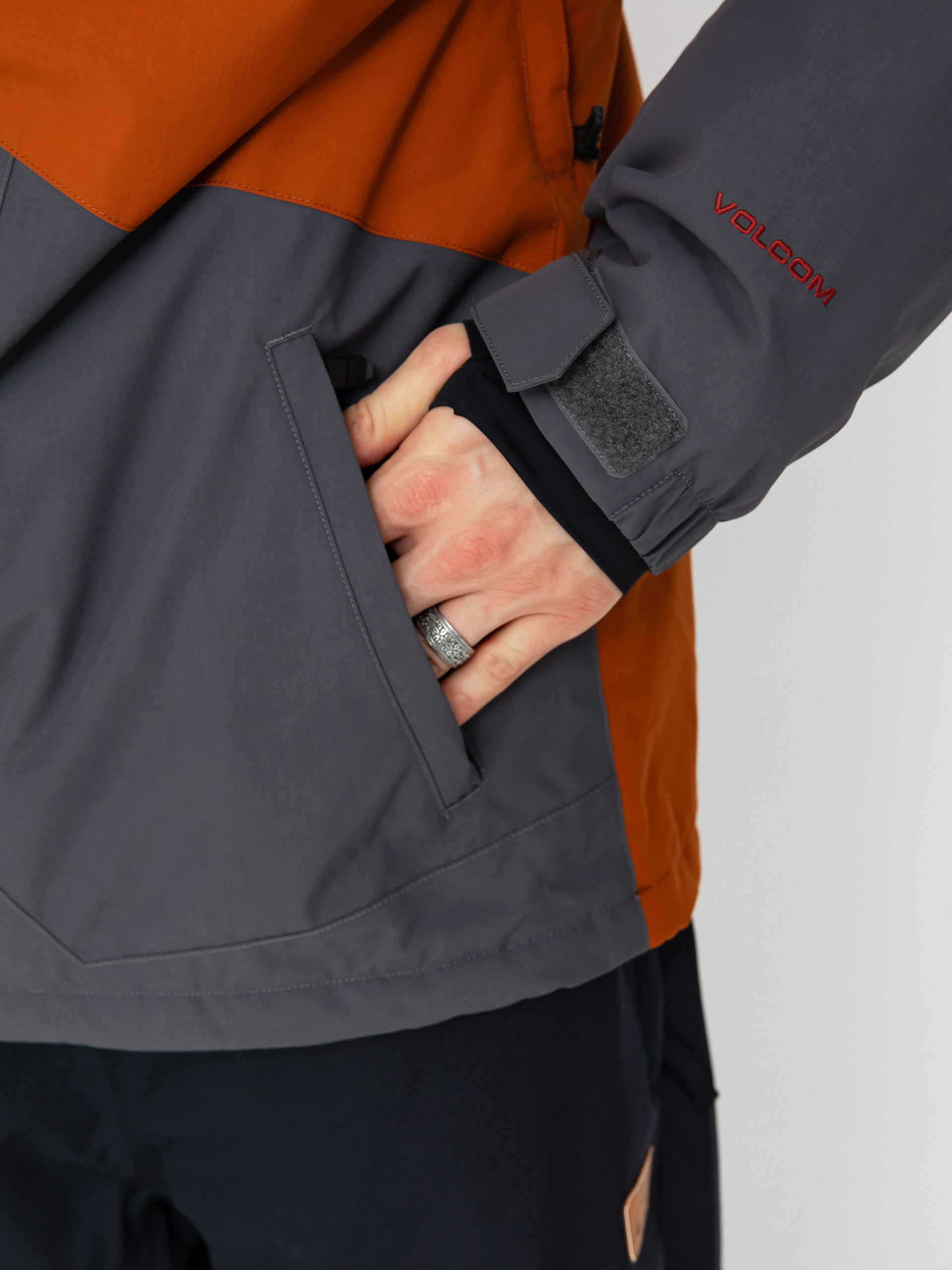 Herren Volcom Snowboard Jacke Primry Ins (caramel)