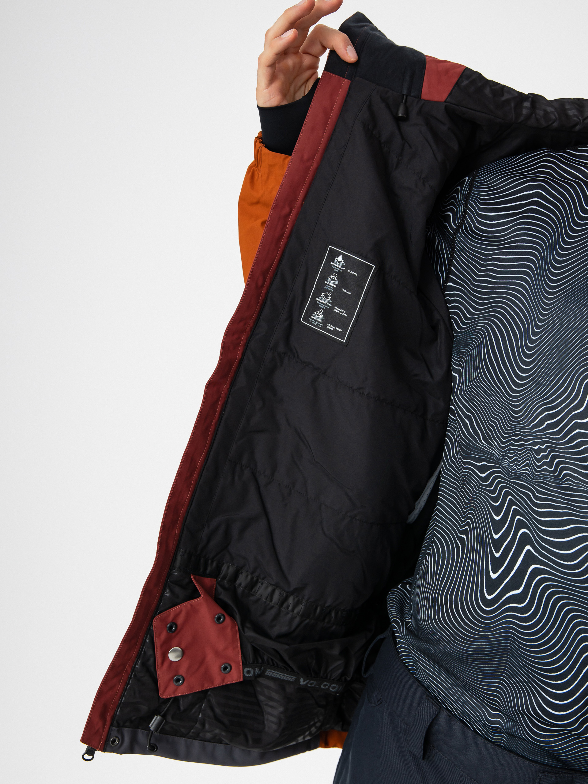 Herren Volcom Snowboard Jacke Primry Ins (caramel)