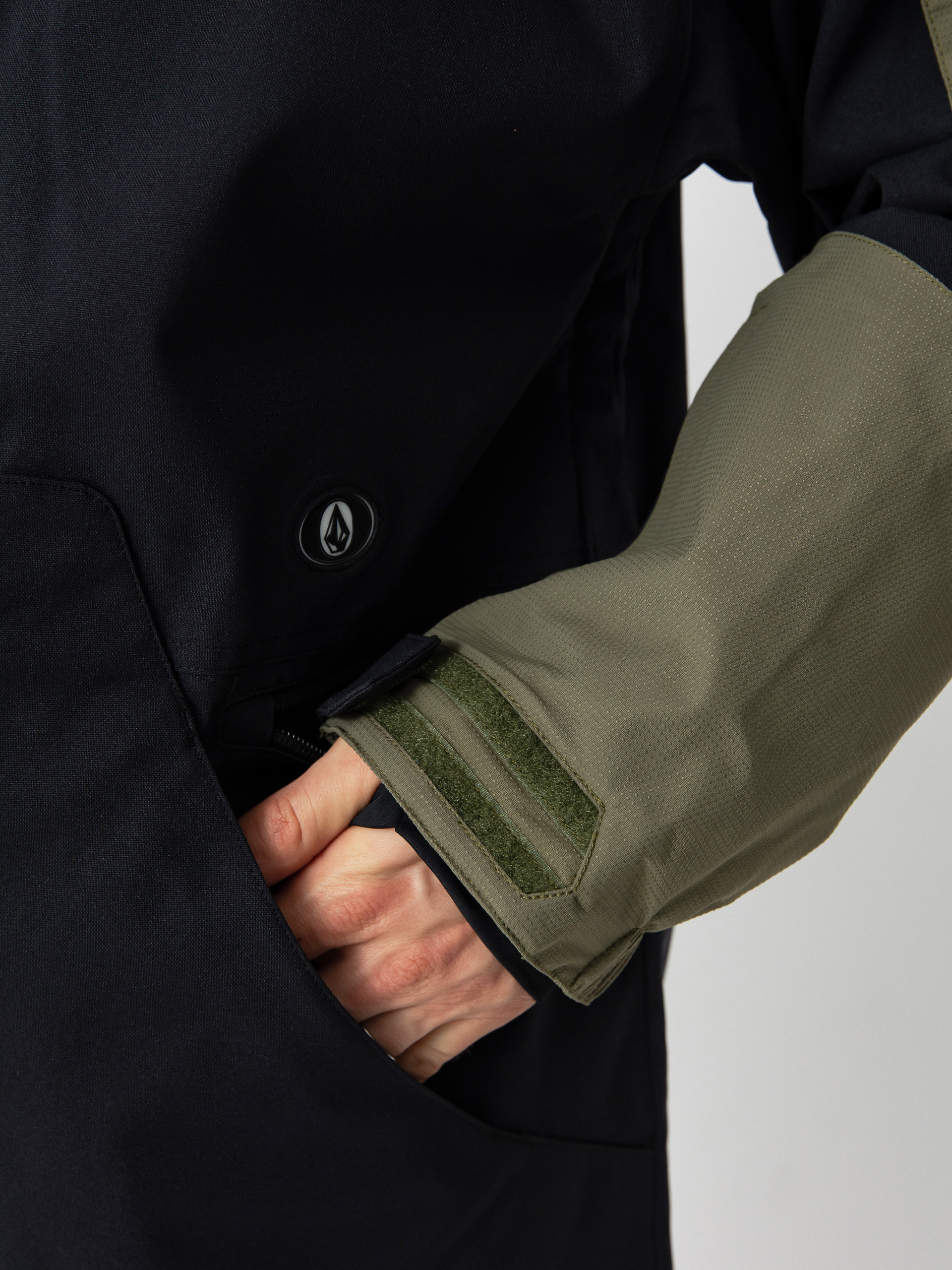 Mens Volcom Snowboard jacket V.Co Wfo (black)