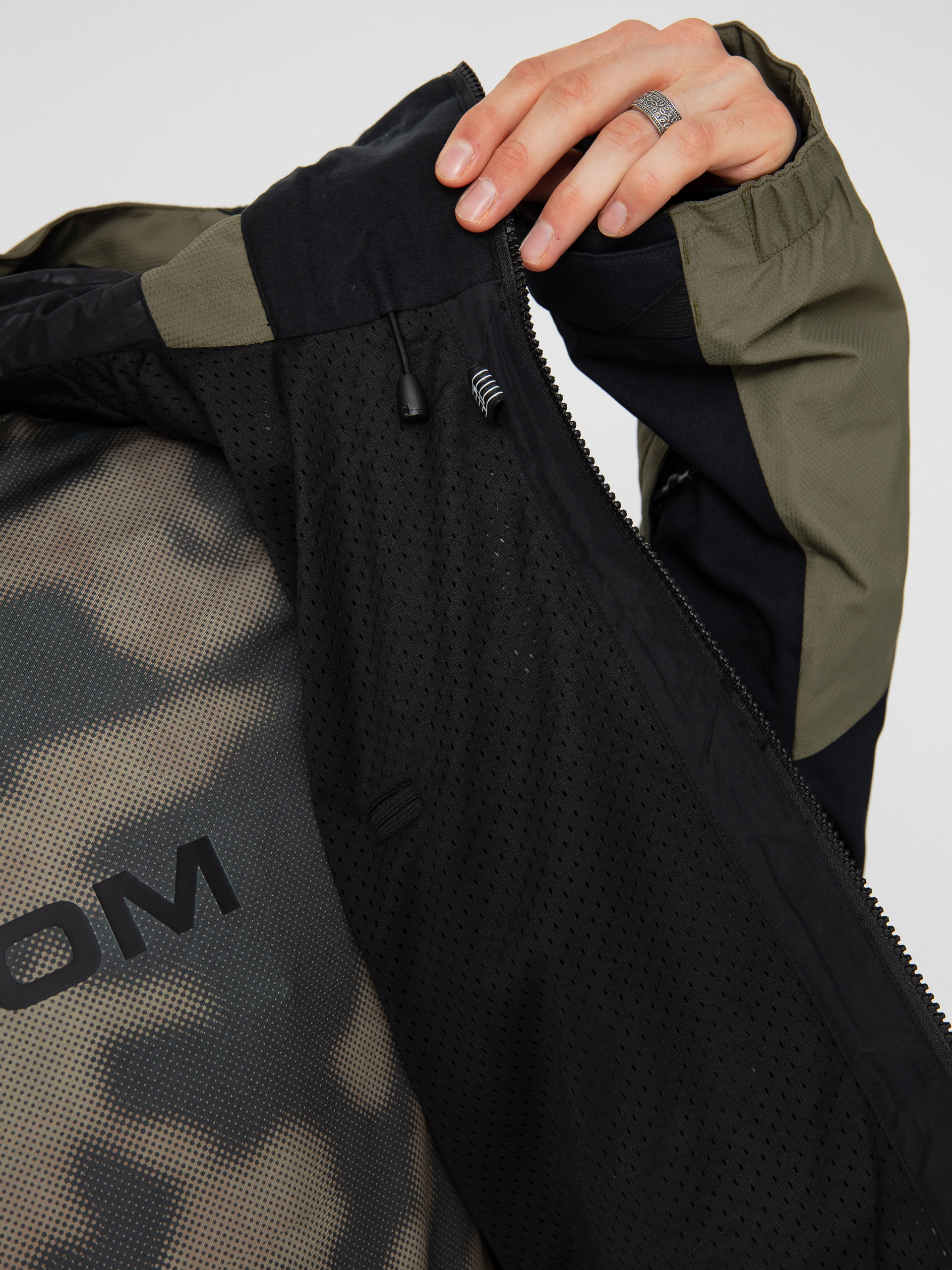 Mens Volcom Snowboard jacket V.Co Wfo (black)