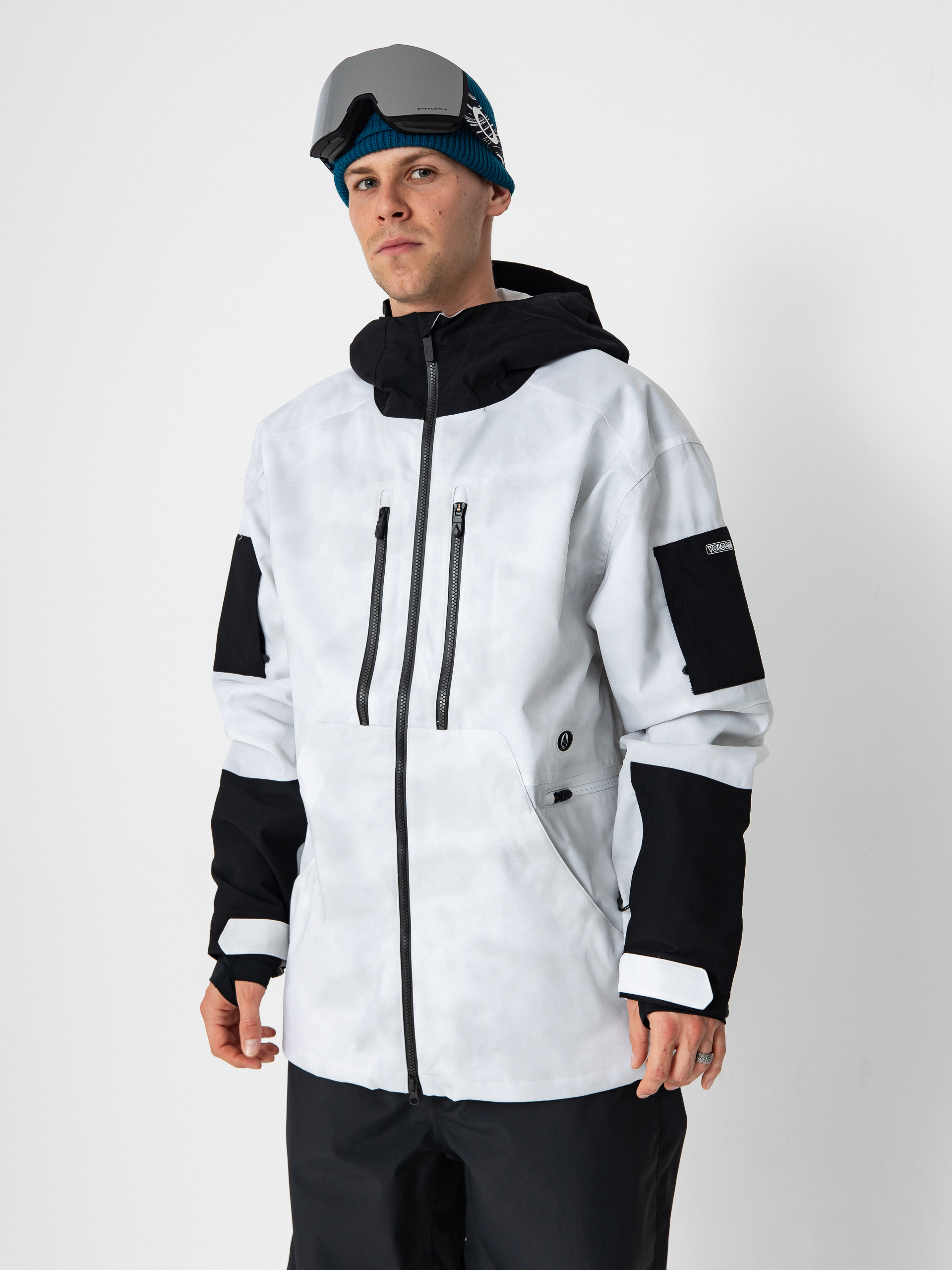 Mens Volcom Snowboard jacket V.Co Wfo (white camo)