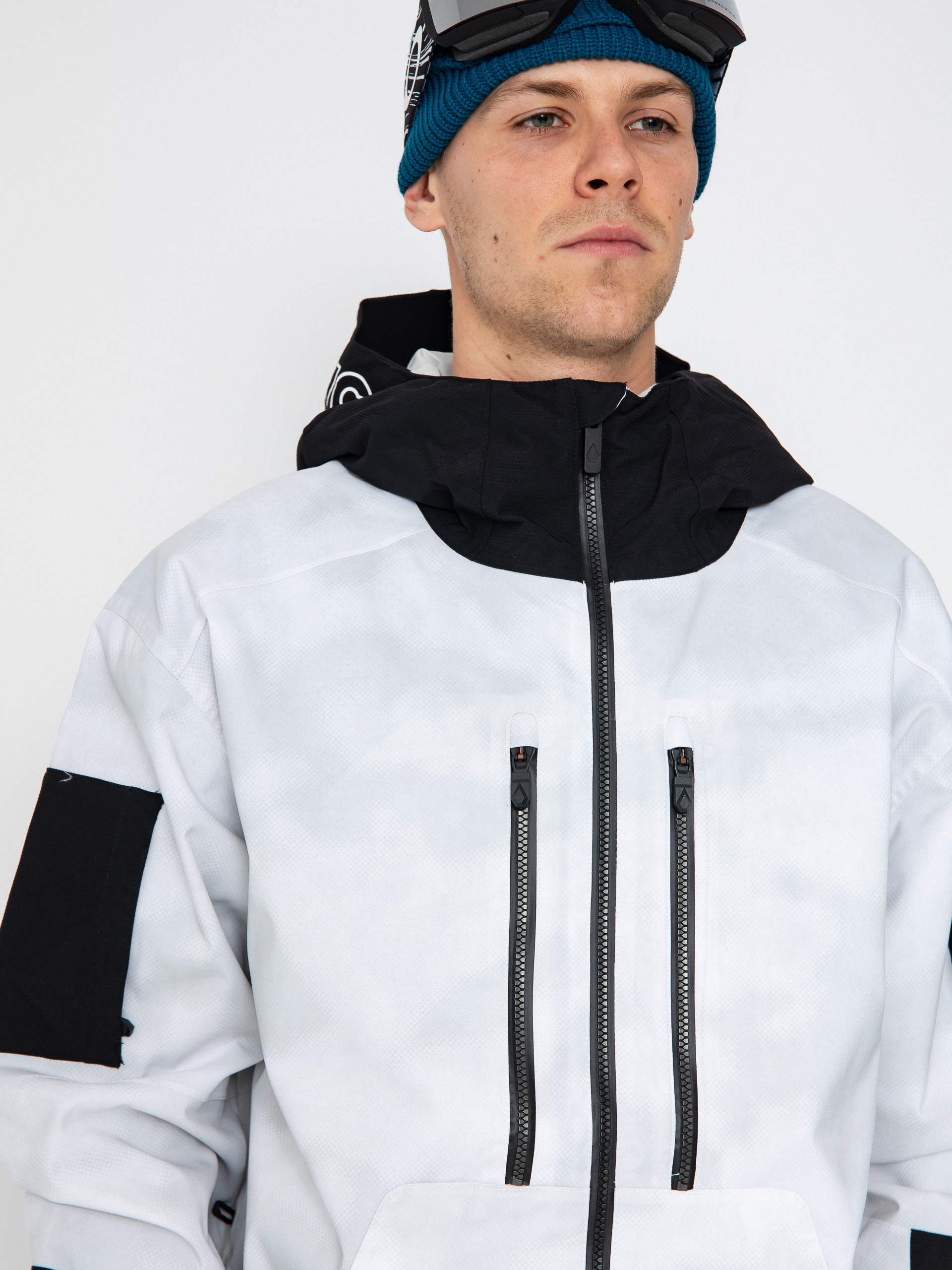 VOLCOM TEAM JACKET Lサイズ ホワイト/ブラック クーオンライン VOLCOM TEAM JACKET Lサイズ ホワイト/ブラック 【公式