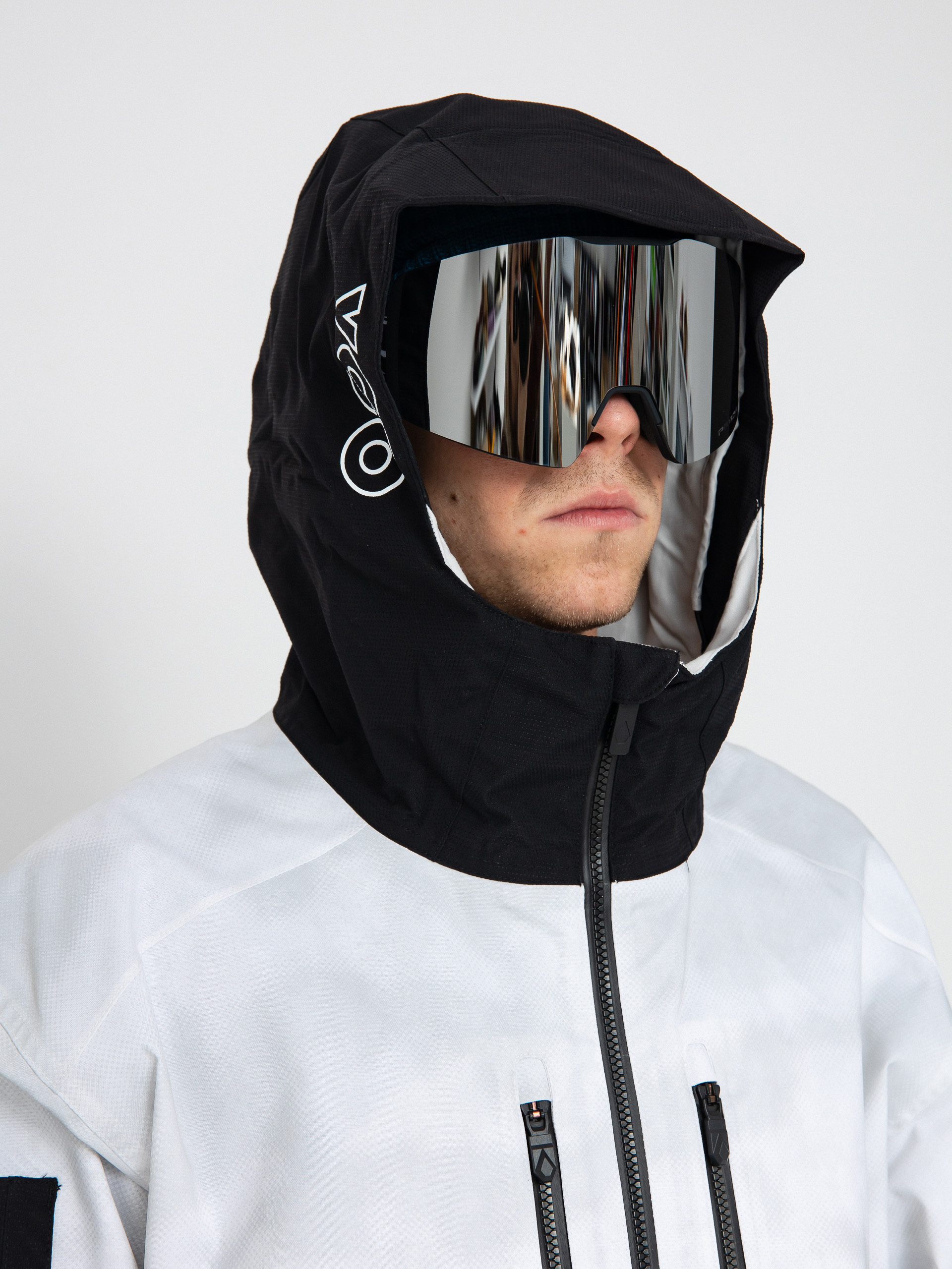 Mens Volcom Snowboard jacket V.Co Wfo (white camo)