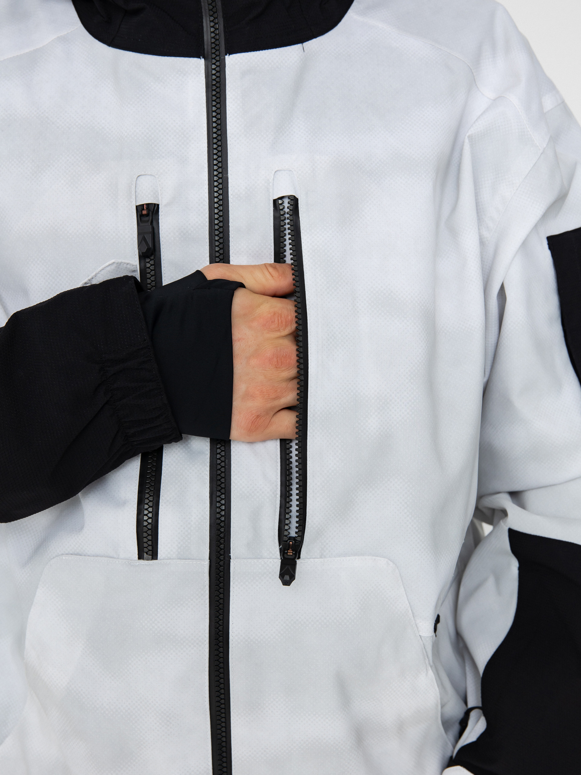 Mens Volcom Snowboard jacket V.Co Wfo (white camo)