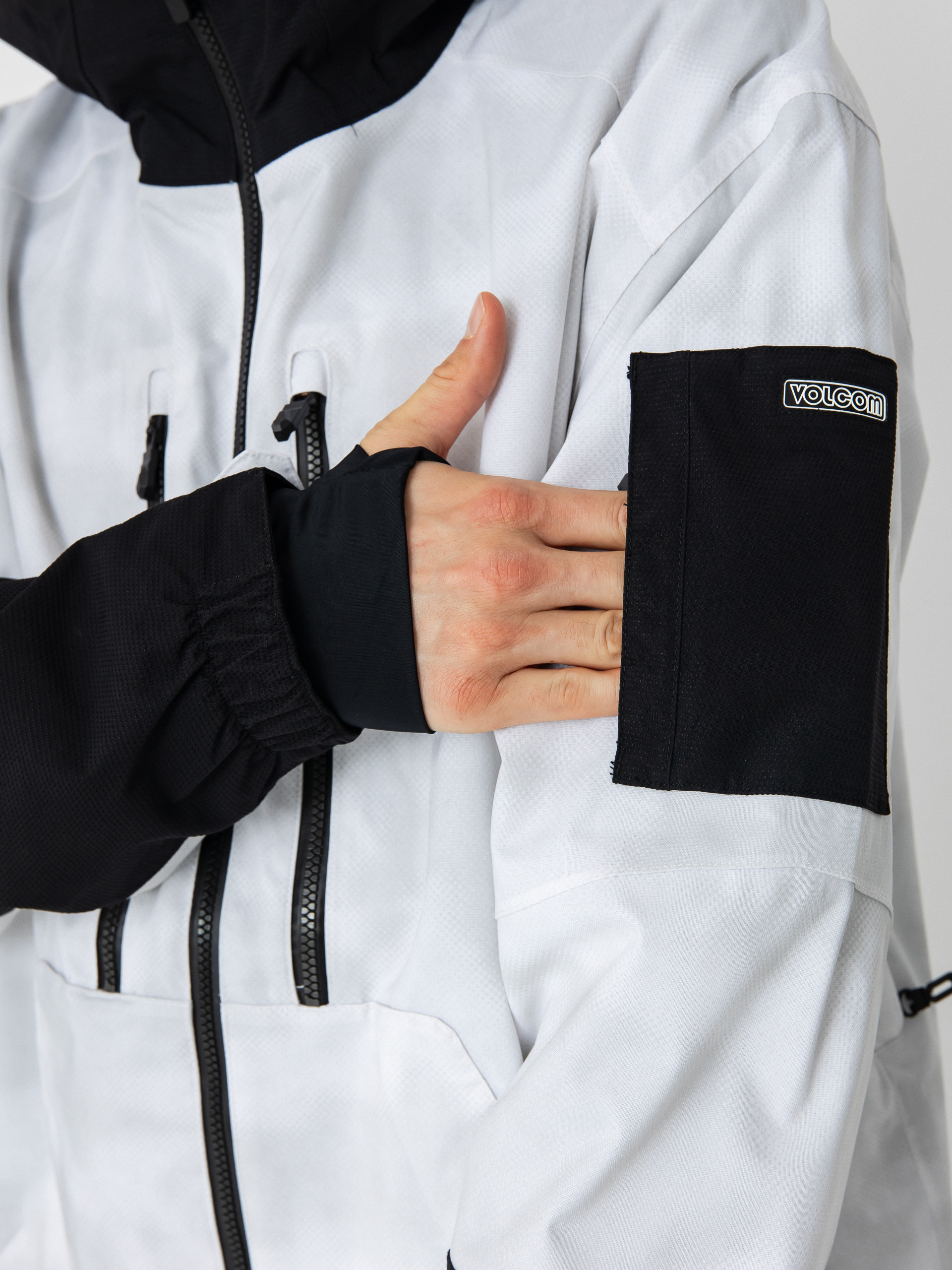 Mens Volcom Snowboard jacket V.Co Wfo (white camo)