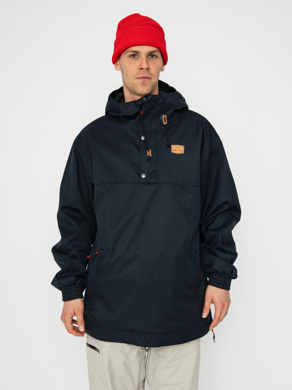 Mens Volcom Snowboard jacket Longo 20K Pullover (black)