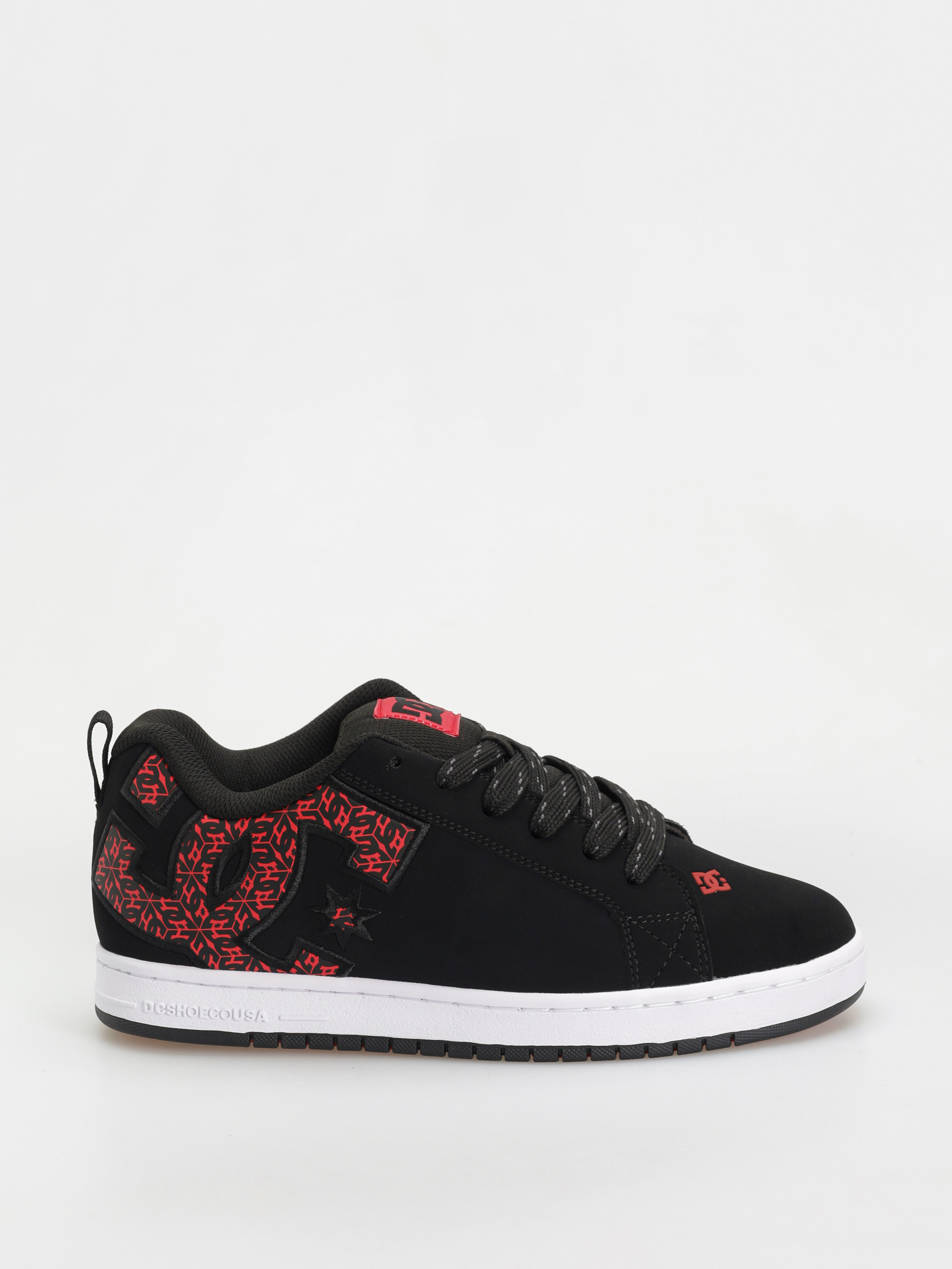 DC Court Graffik Shoes black black white red