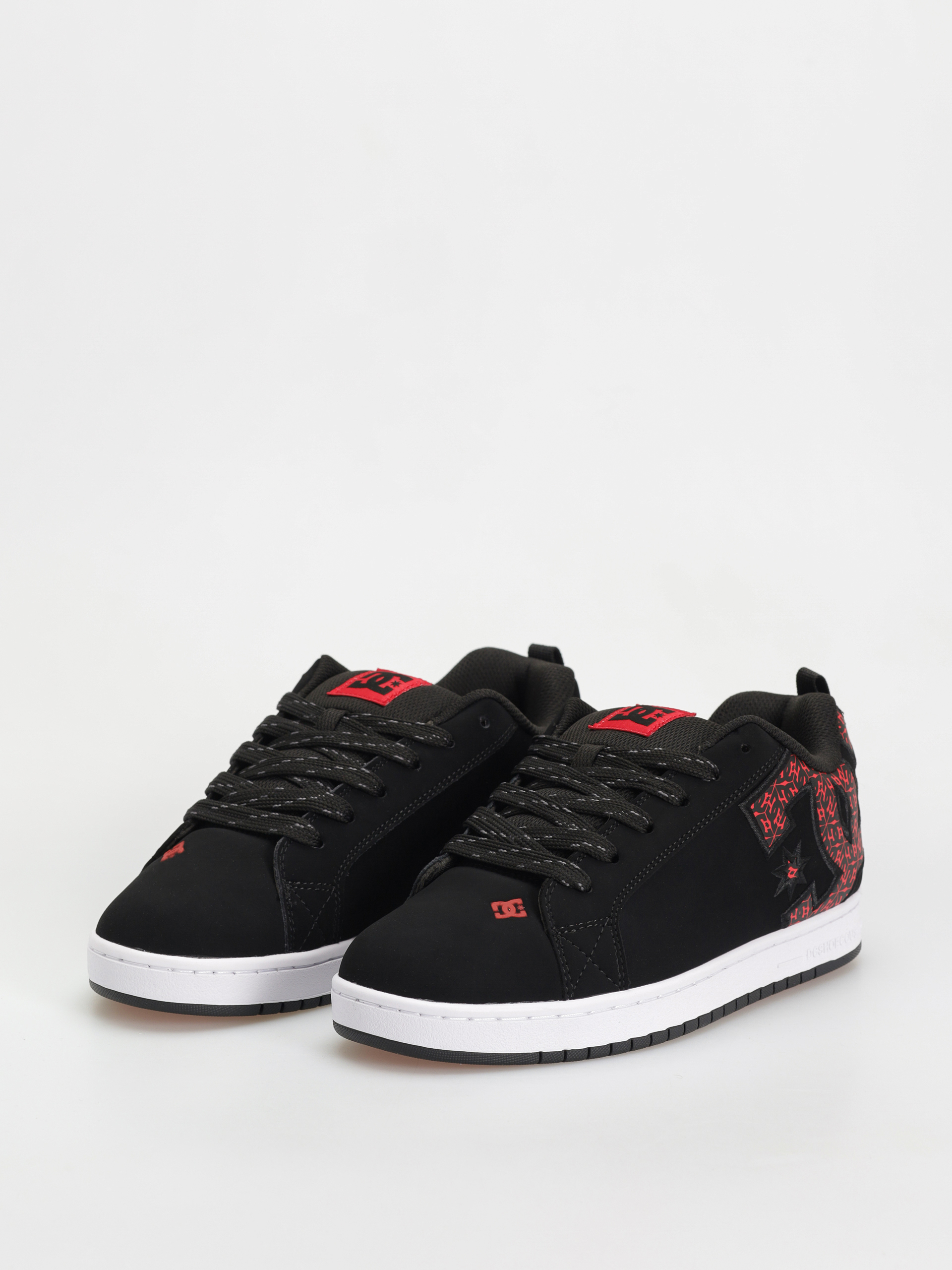 DC Court Graffik Shoes (black/white/red)