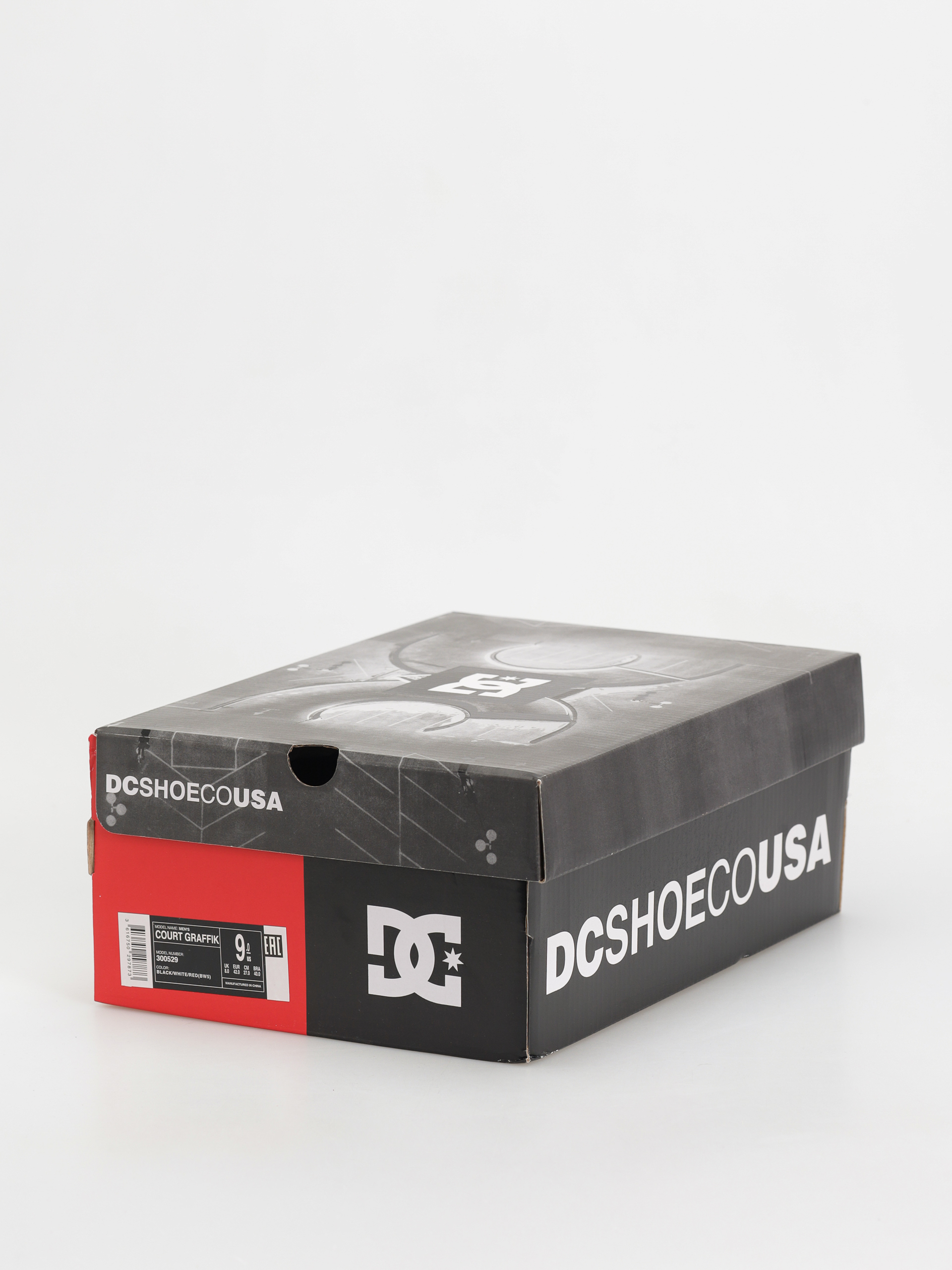 DC Court Graffik Shoes (black/white/red)