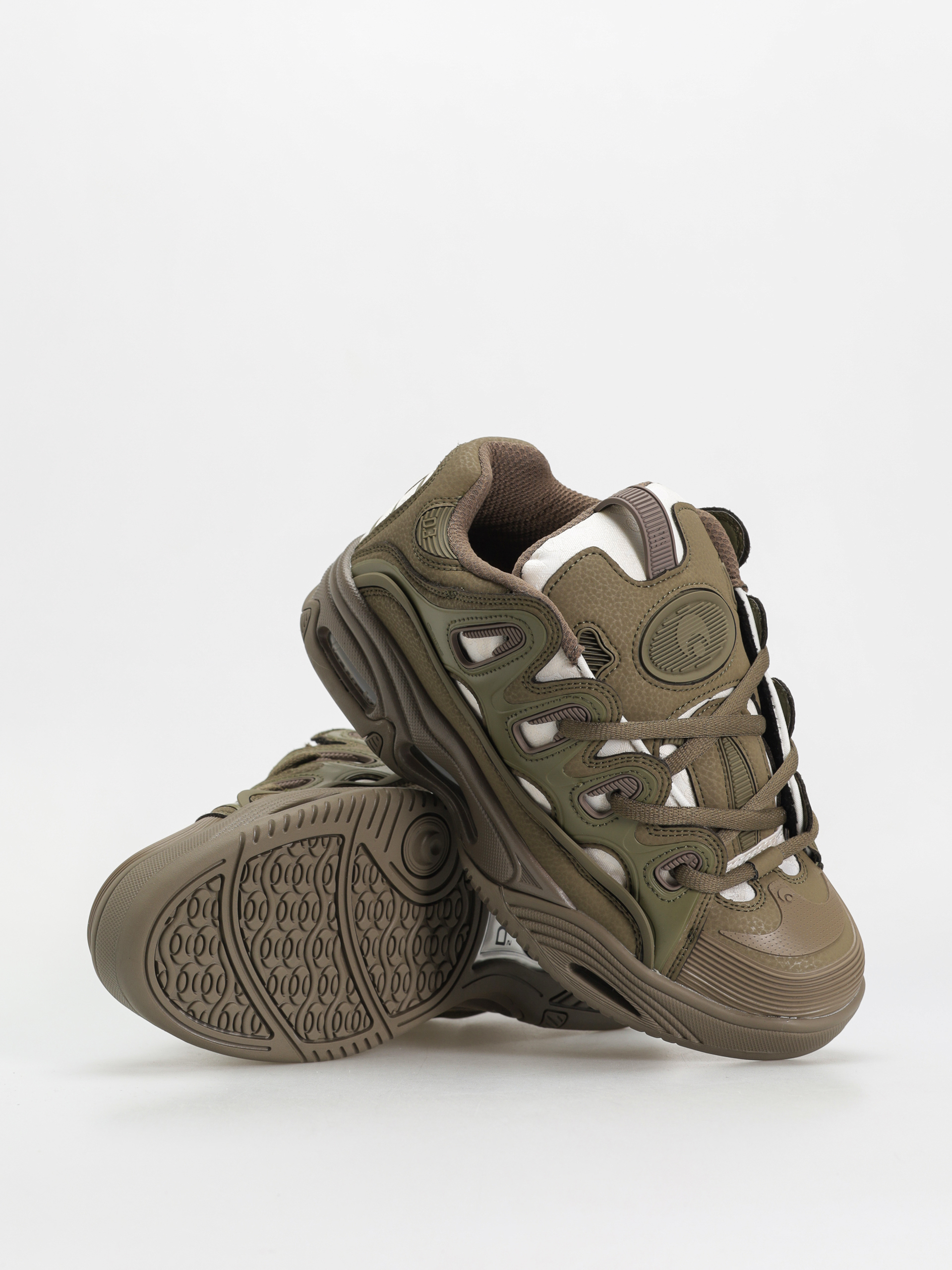 Osiris D3 2001 Shoes (olive/white)