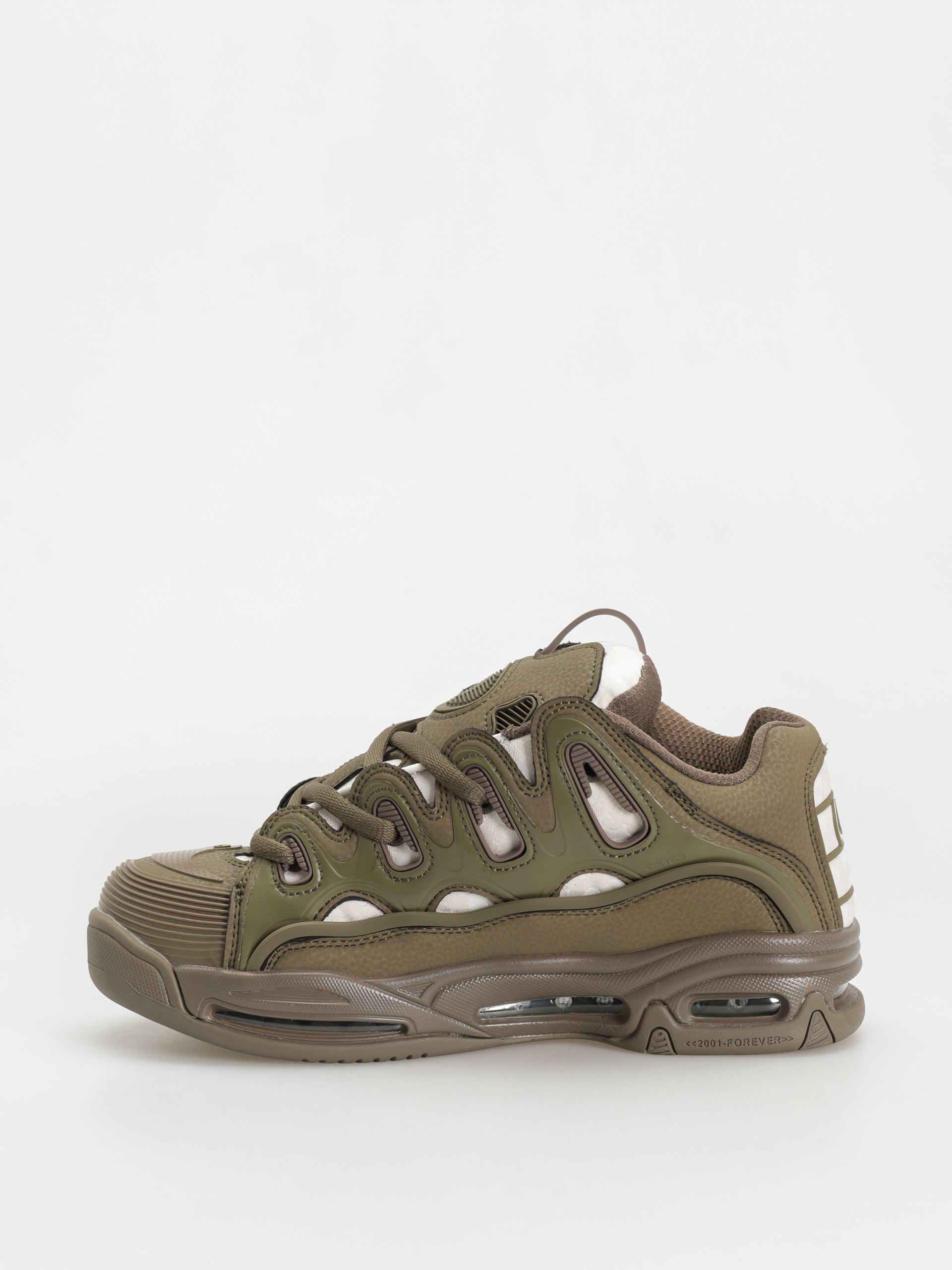 Osiris D3 2001 Shoes (olive/white)