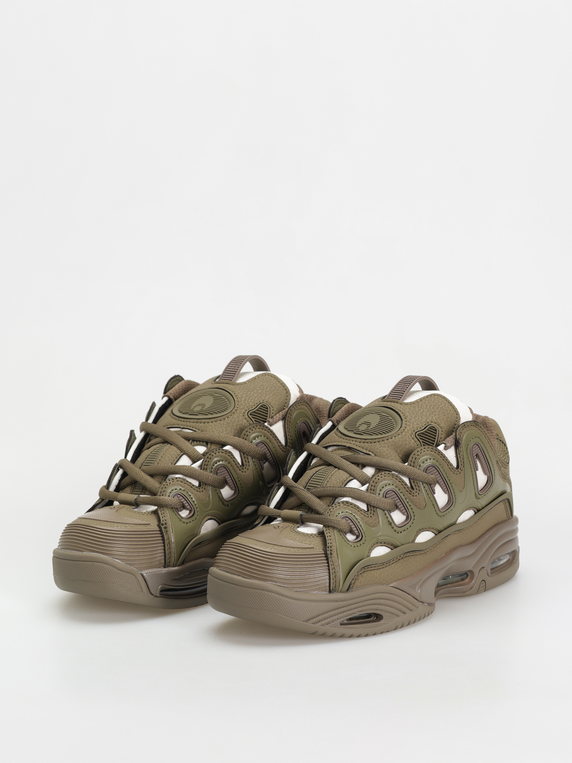 Osiris D3 2001 Shoes (olive/white)