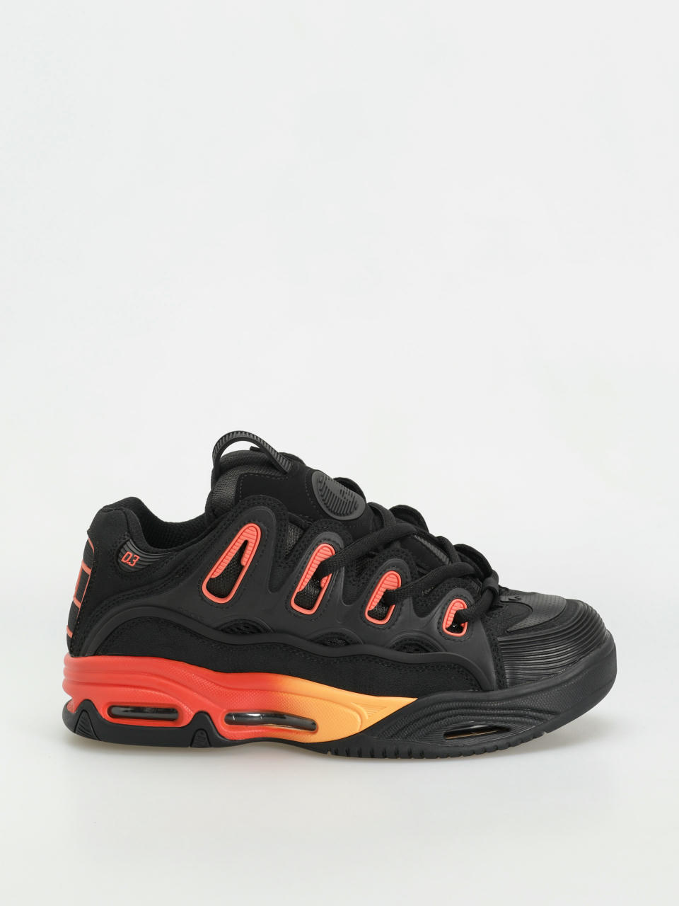 Osiris D3 2001 Schuhe (black/orange/black)