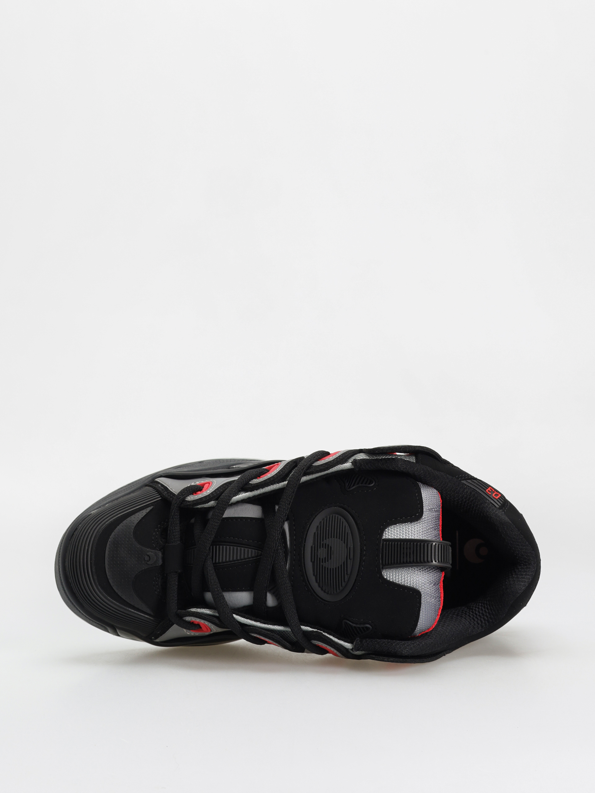 Osiris D3 2001 Schuhe (blk/lt.gry/red)
