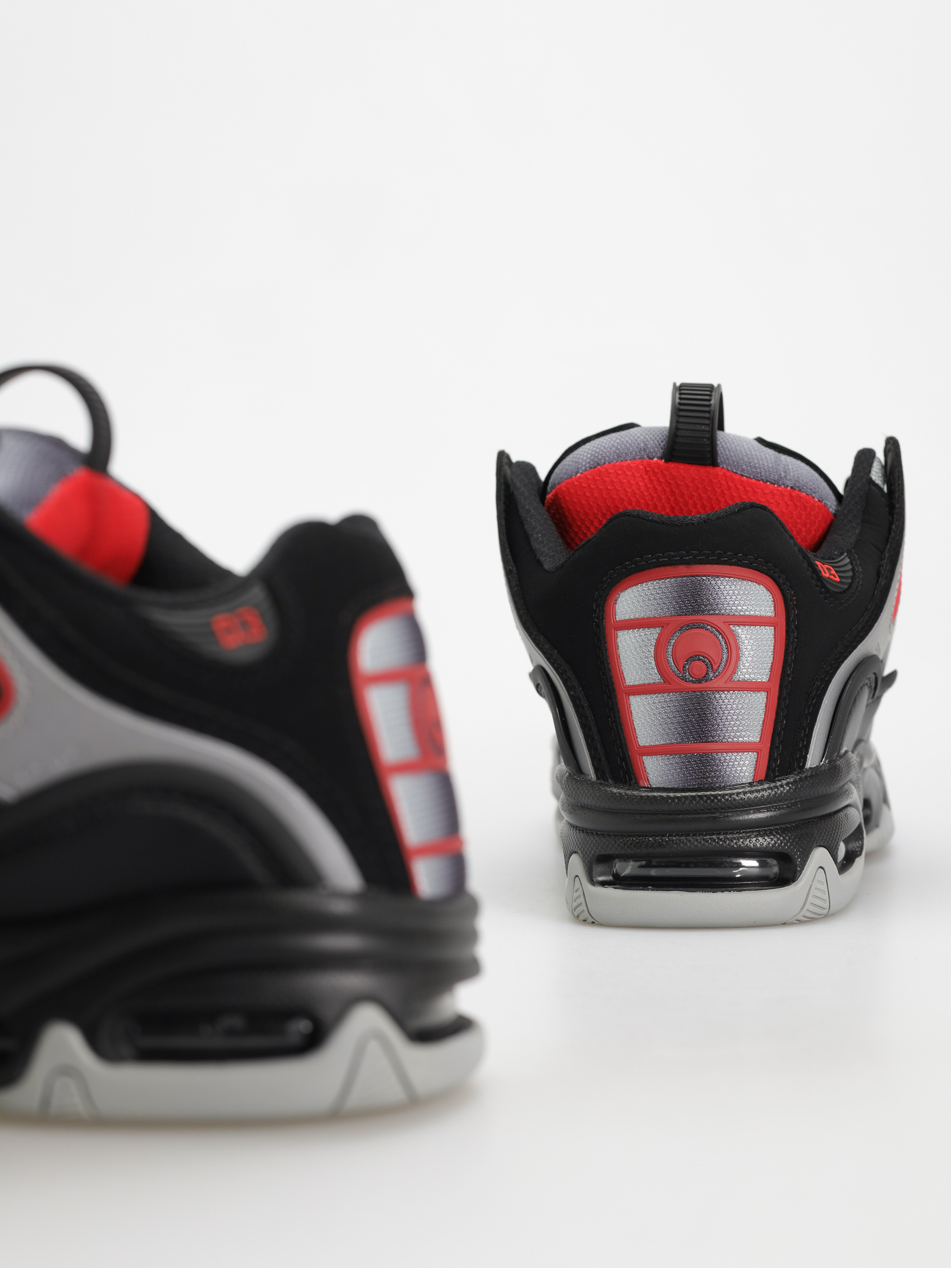 Osiris D3 2001 Schuhe (blk/lt.gry/red)