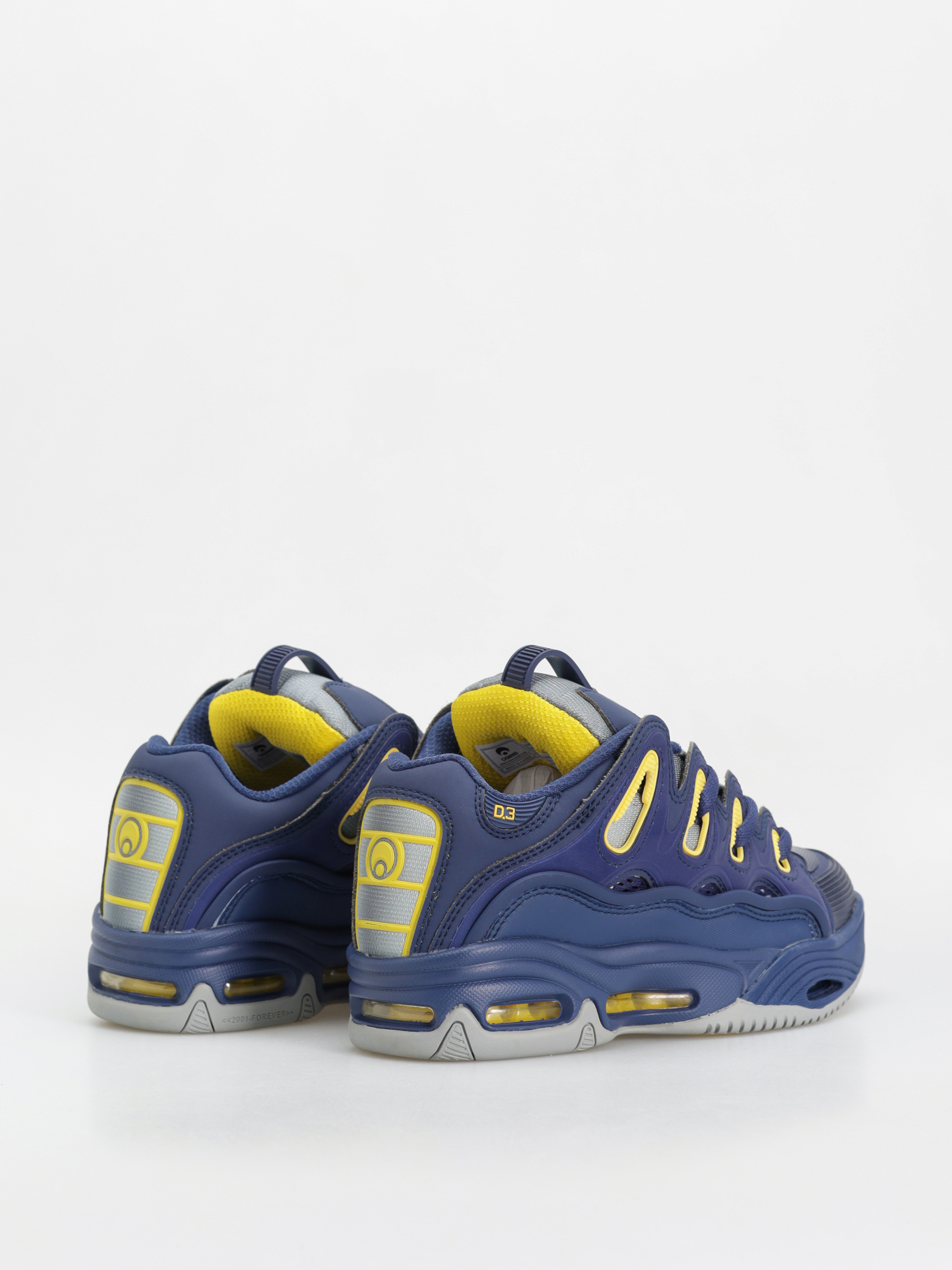 Osiris D3 2001 Shoes (cadet blue/yellow)