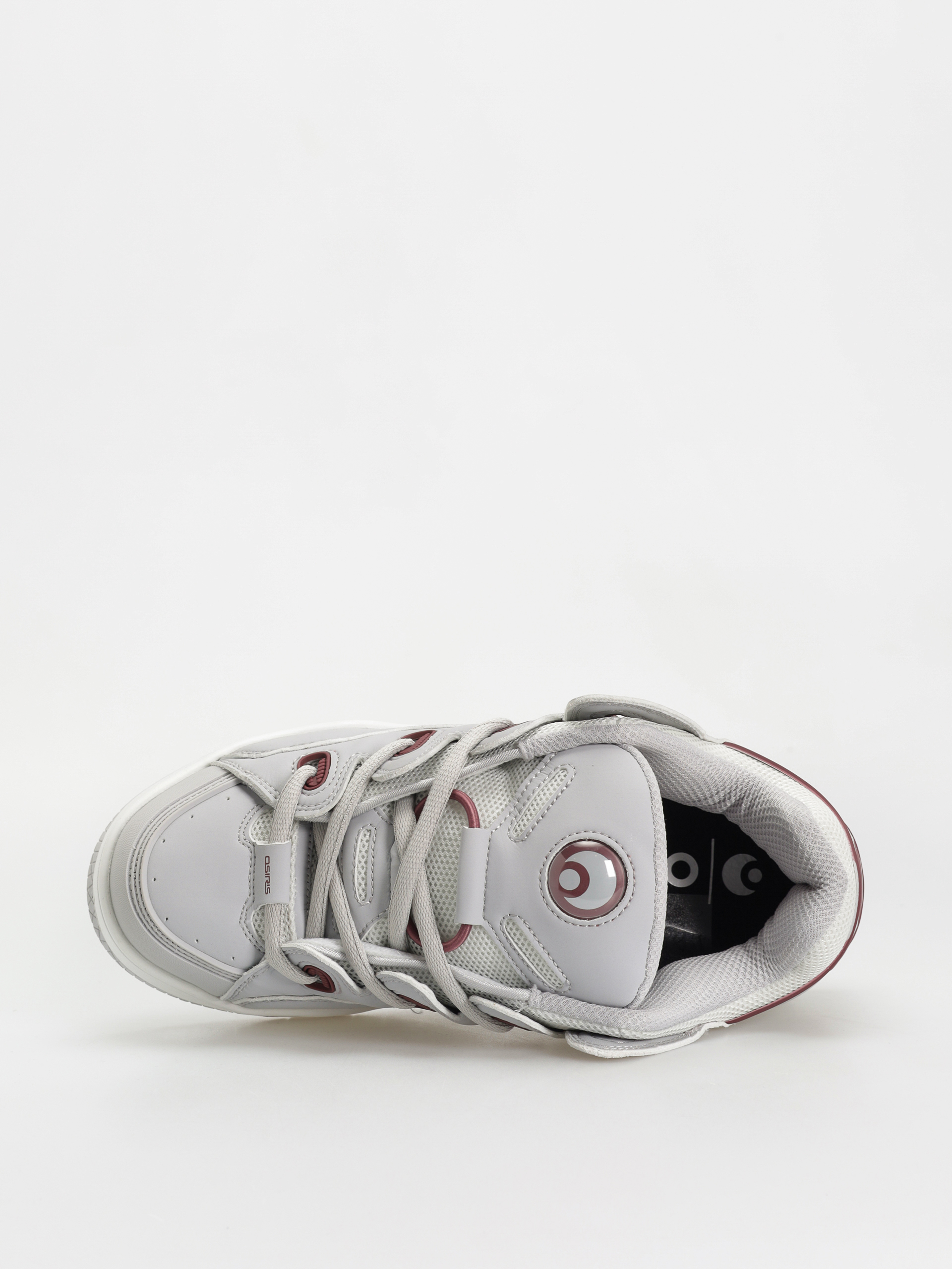 Osiris D3 OG Shoes (grey/grey/maroon)