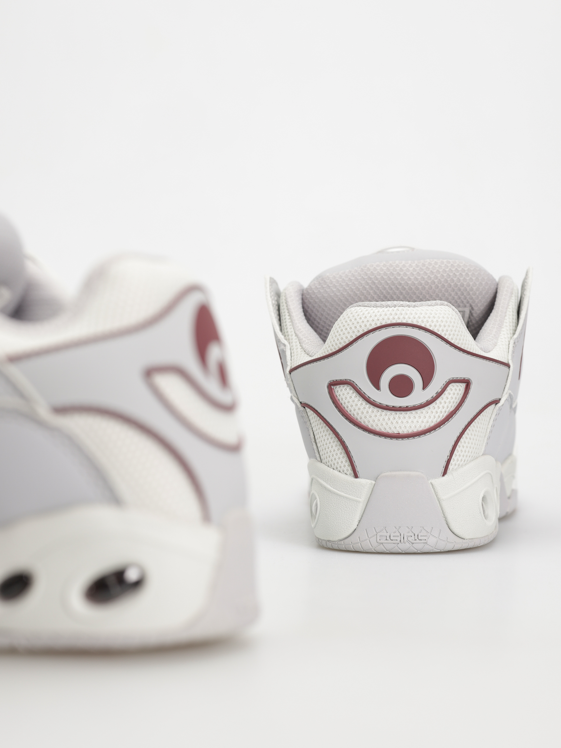 Osiris D3 OG Schuhe (grey/grey/maroon)